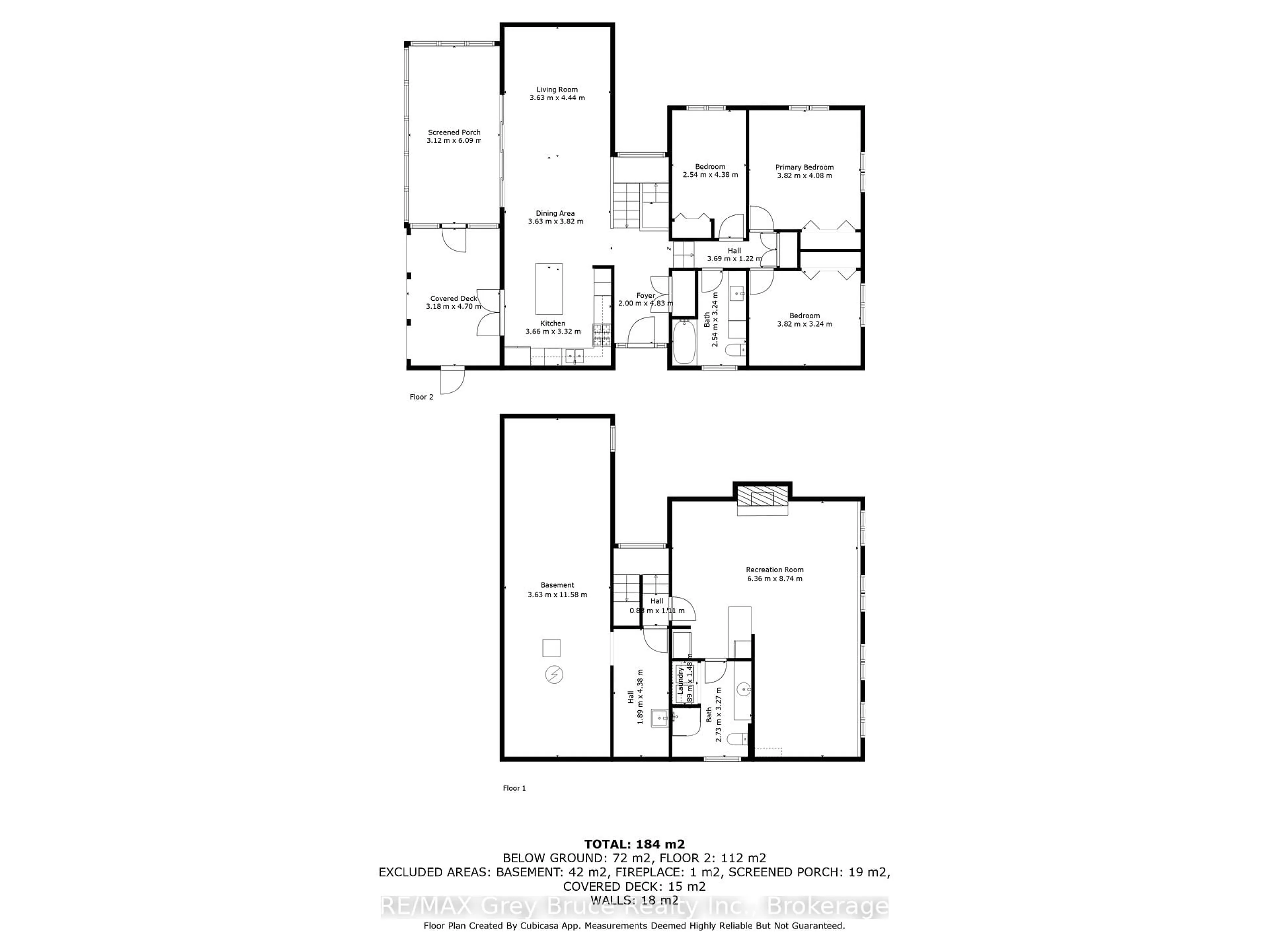 Floor plan for 2525 6th Ave, Owen Sound Ontario N4K 5J7