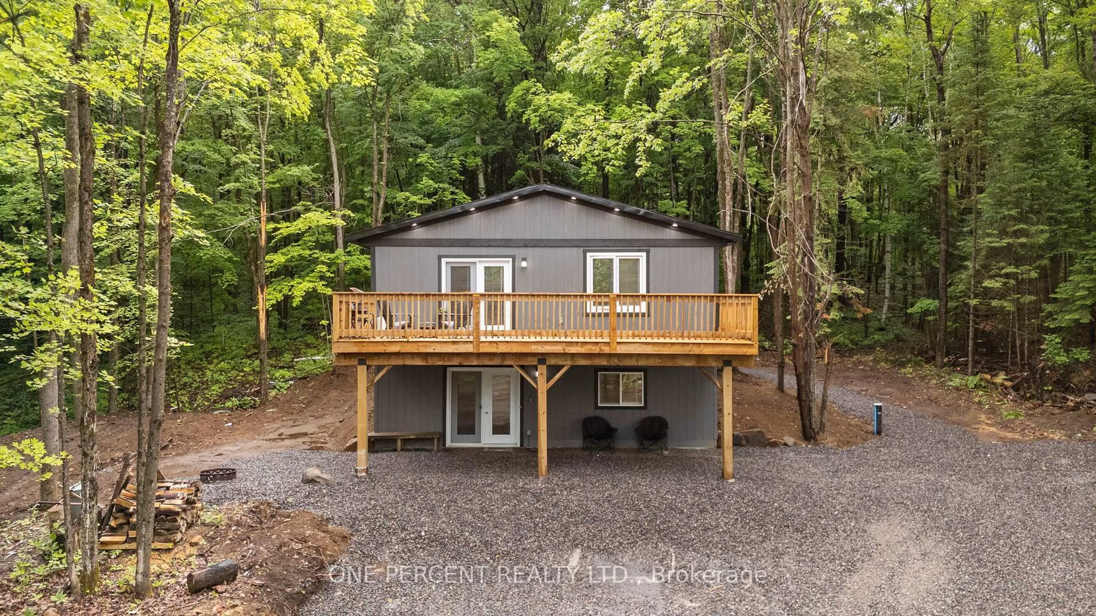 A pic from outside/outdoor area/front of a property/back of a property/a pic from drone, unknown for 1057 Twelve Mile Lake Rd, Minden Hills Ontario K0M 2K0