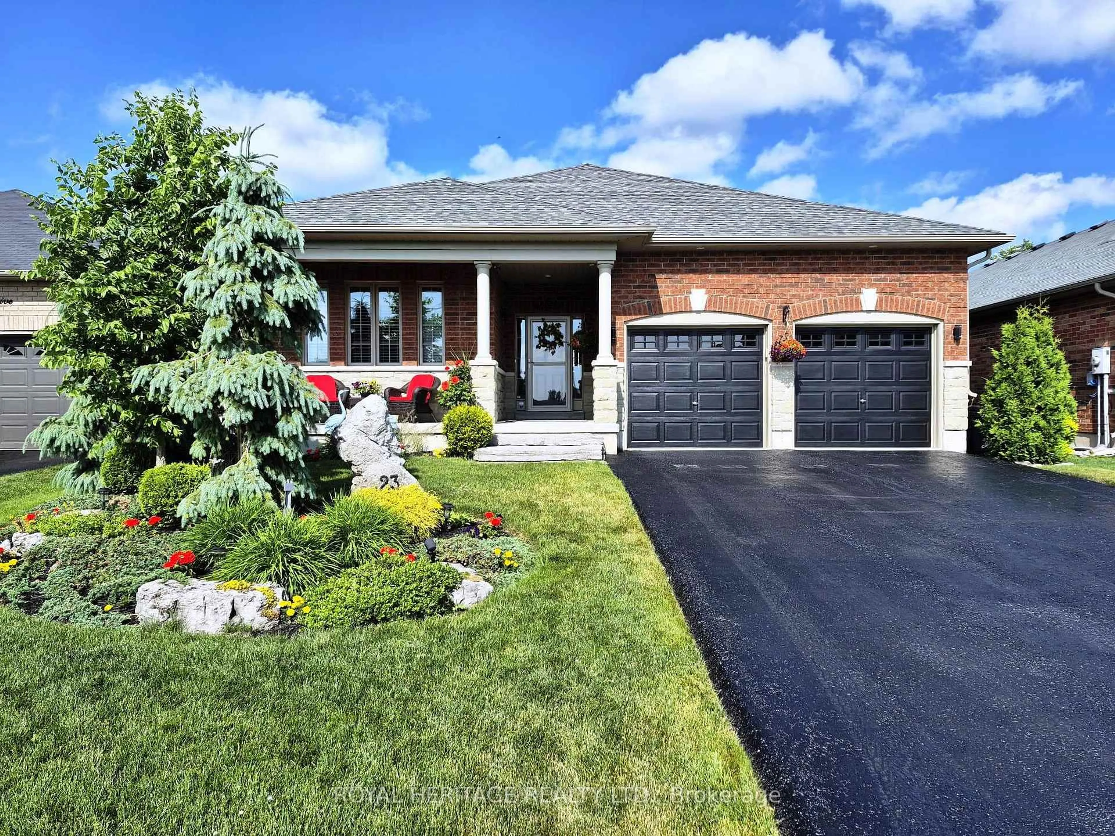 Home with brick exterior material, street for 23 Old Trafford Dr, Trent Hills Ontario K0L 1Y0