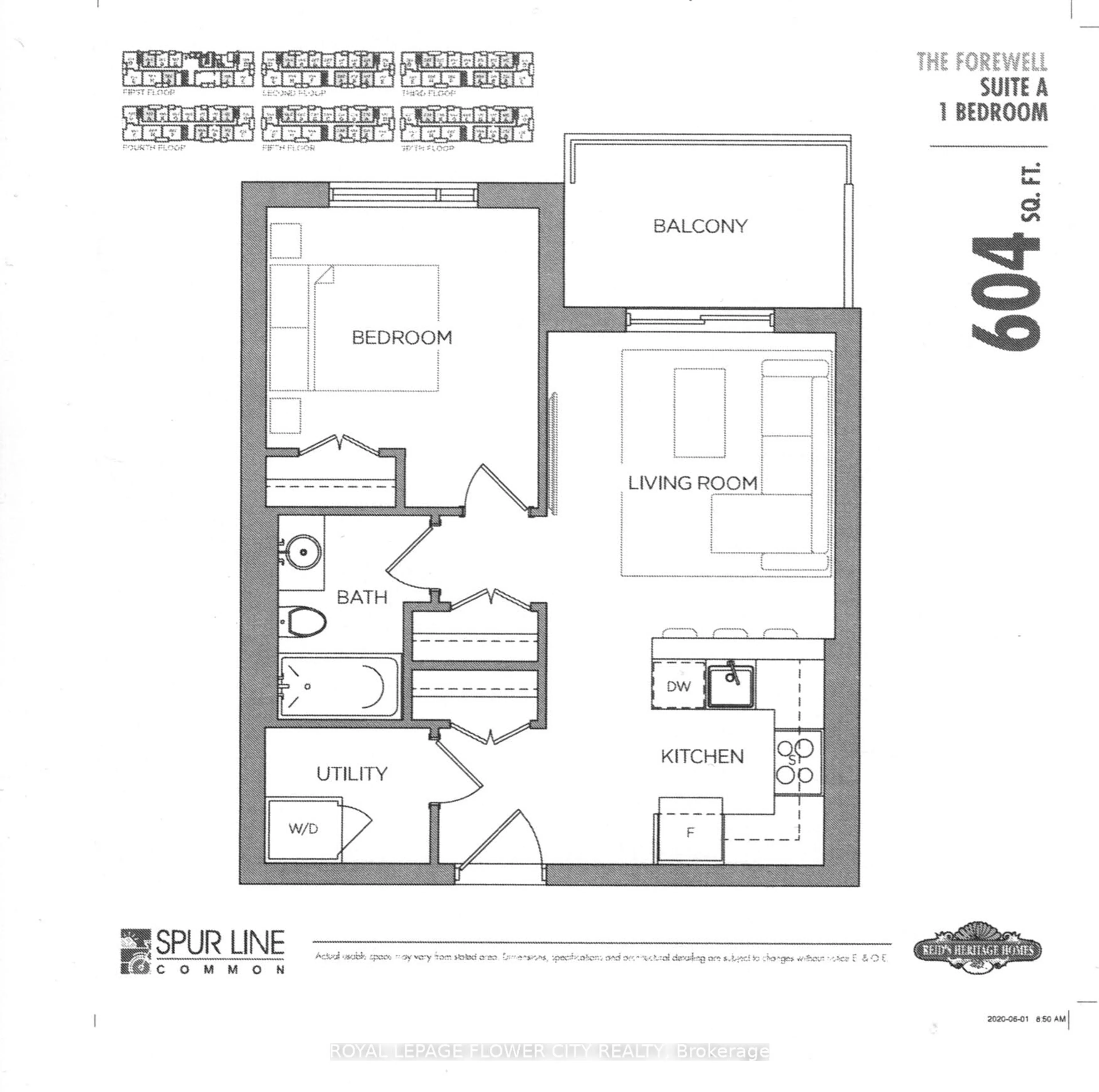 Floor plan for 103 Roger St #108, Waterloo Ontario N2J 0G2