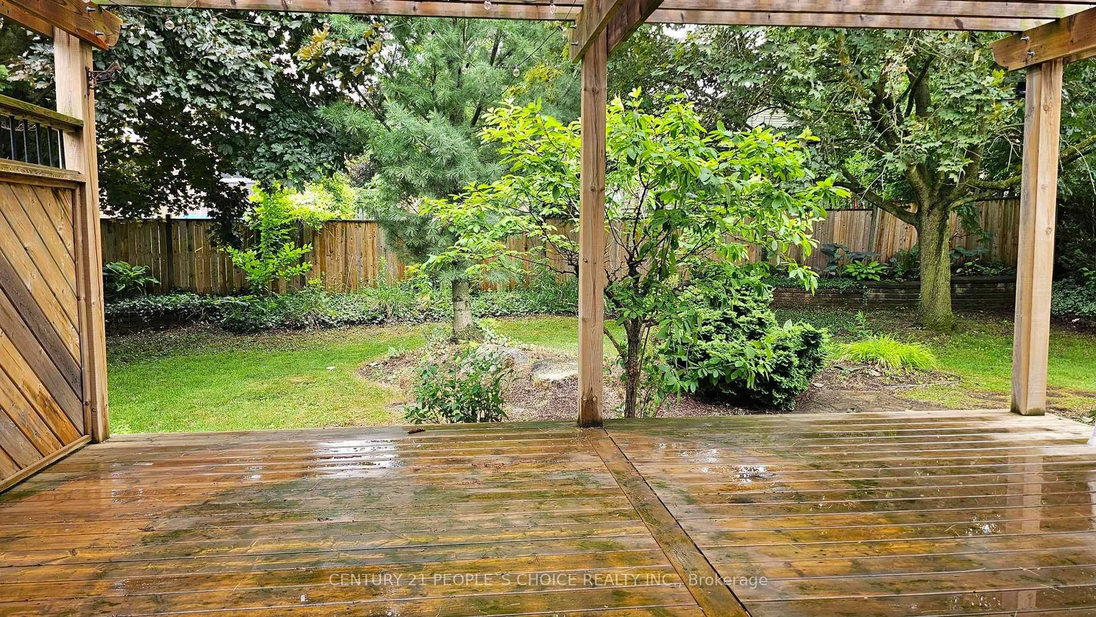 Patio, forest/trees view for 15 Birchlawn Ave, Cambridge Ontario N1S 4S1