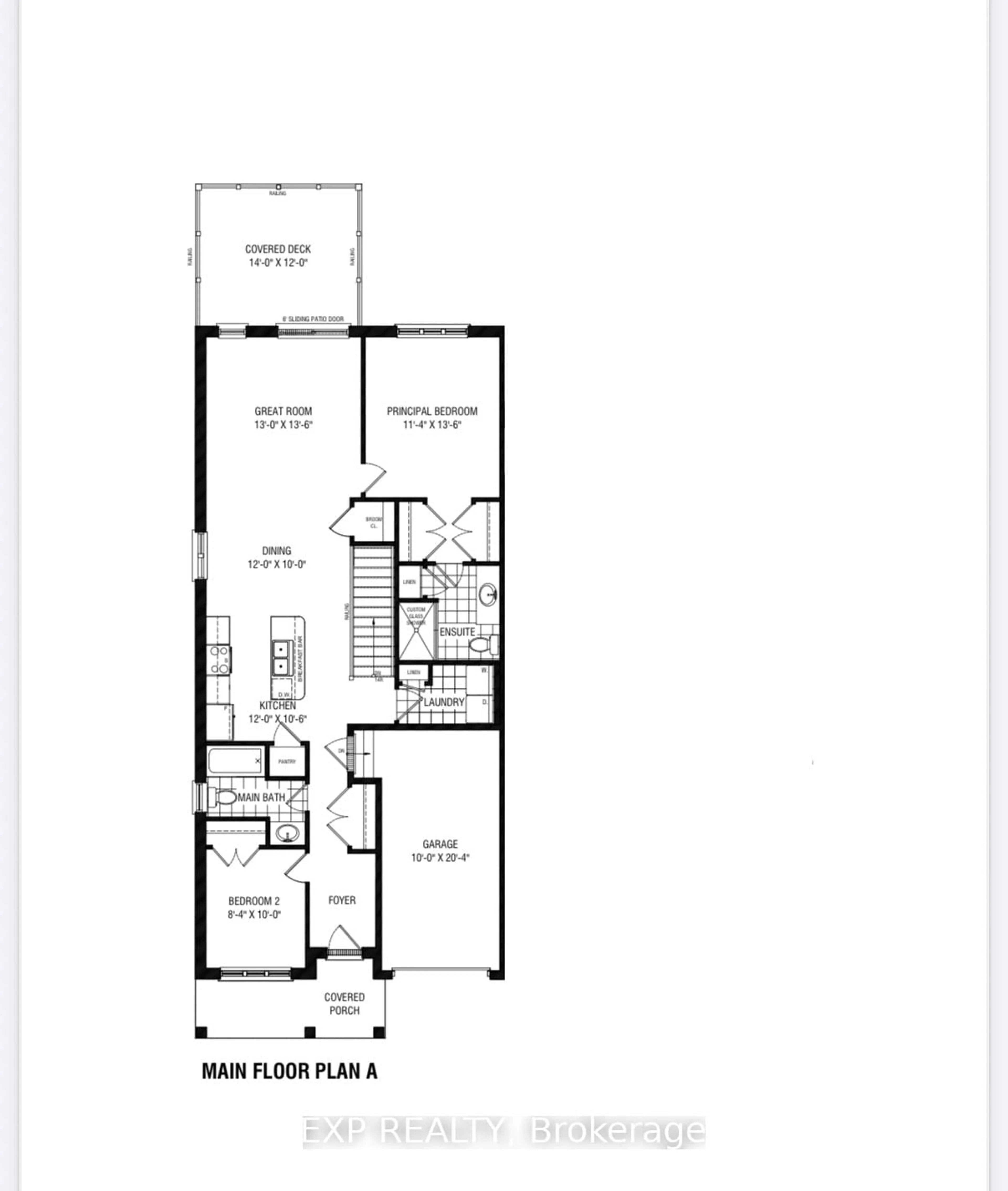 Floor plan for 104 Thackeray Way, Minto Ontario N0G 1Z0
