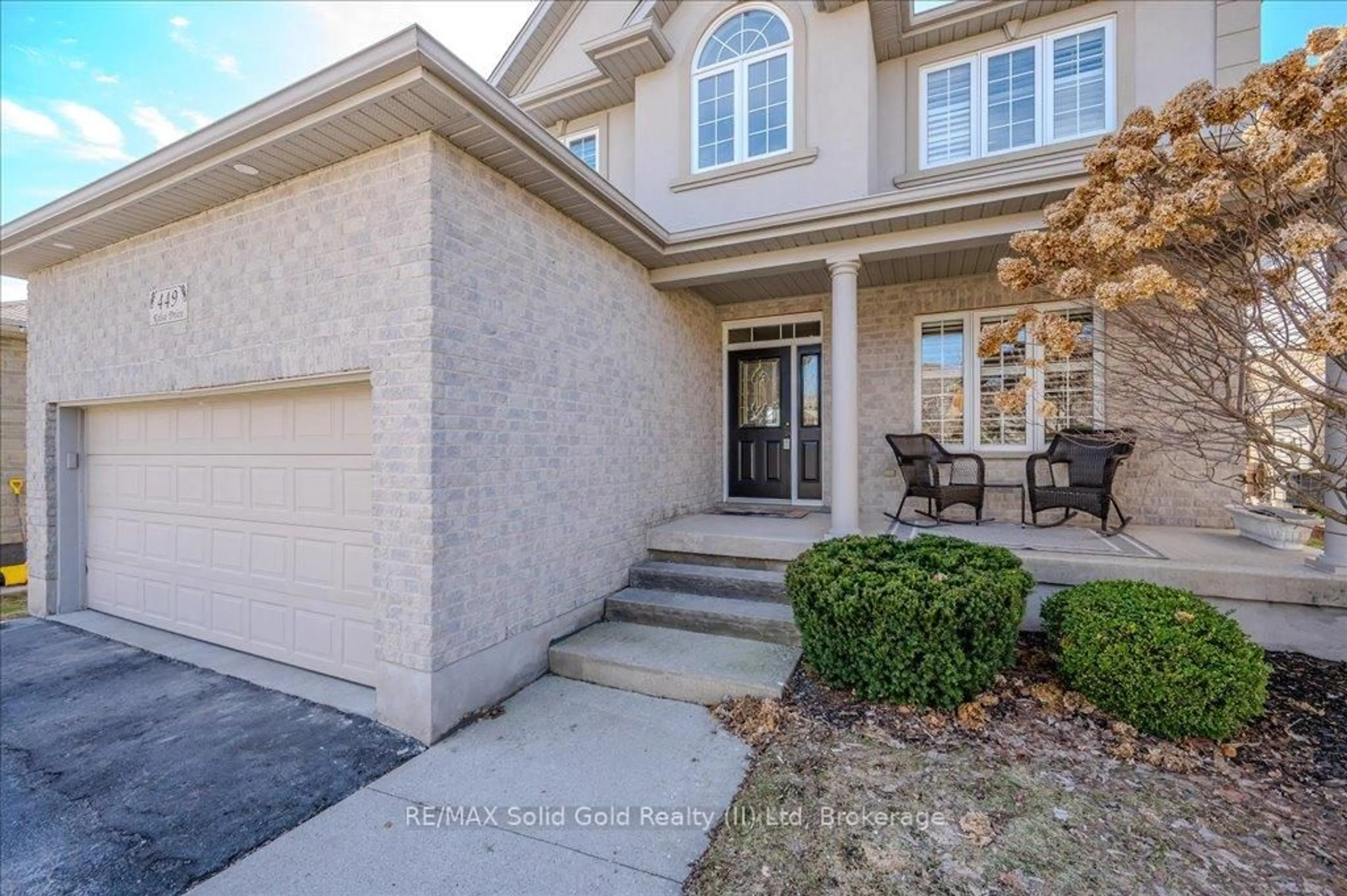 Home with brick exterior material, street for 449 Kelso Dr, Waterloo Ontario N2V 2S2