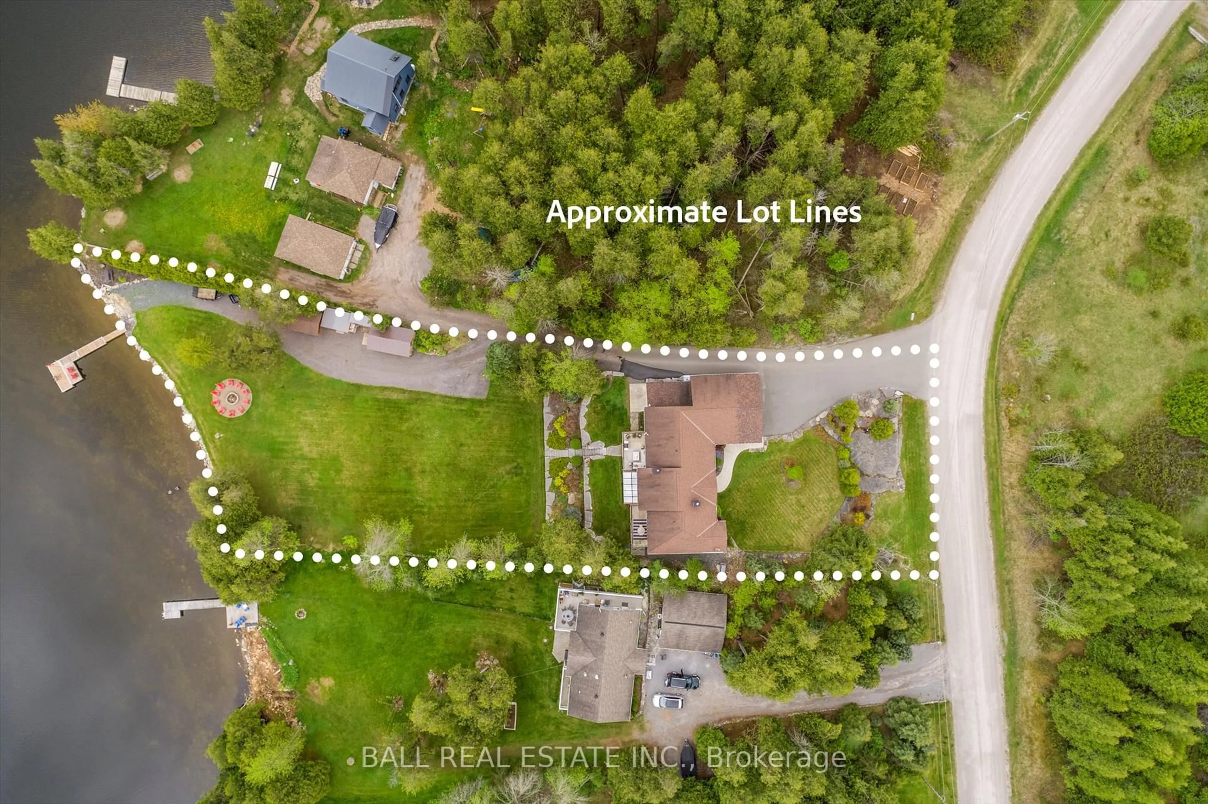 A pic from outside/outdoor area/front of a property/back of a property/a pic from drone, street for 110 Lakeview Dr, Trent Hills Ontario K0L 1L0