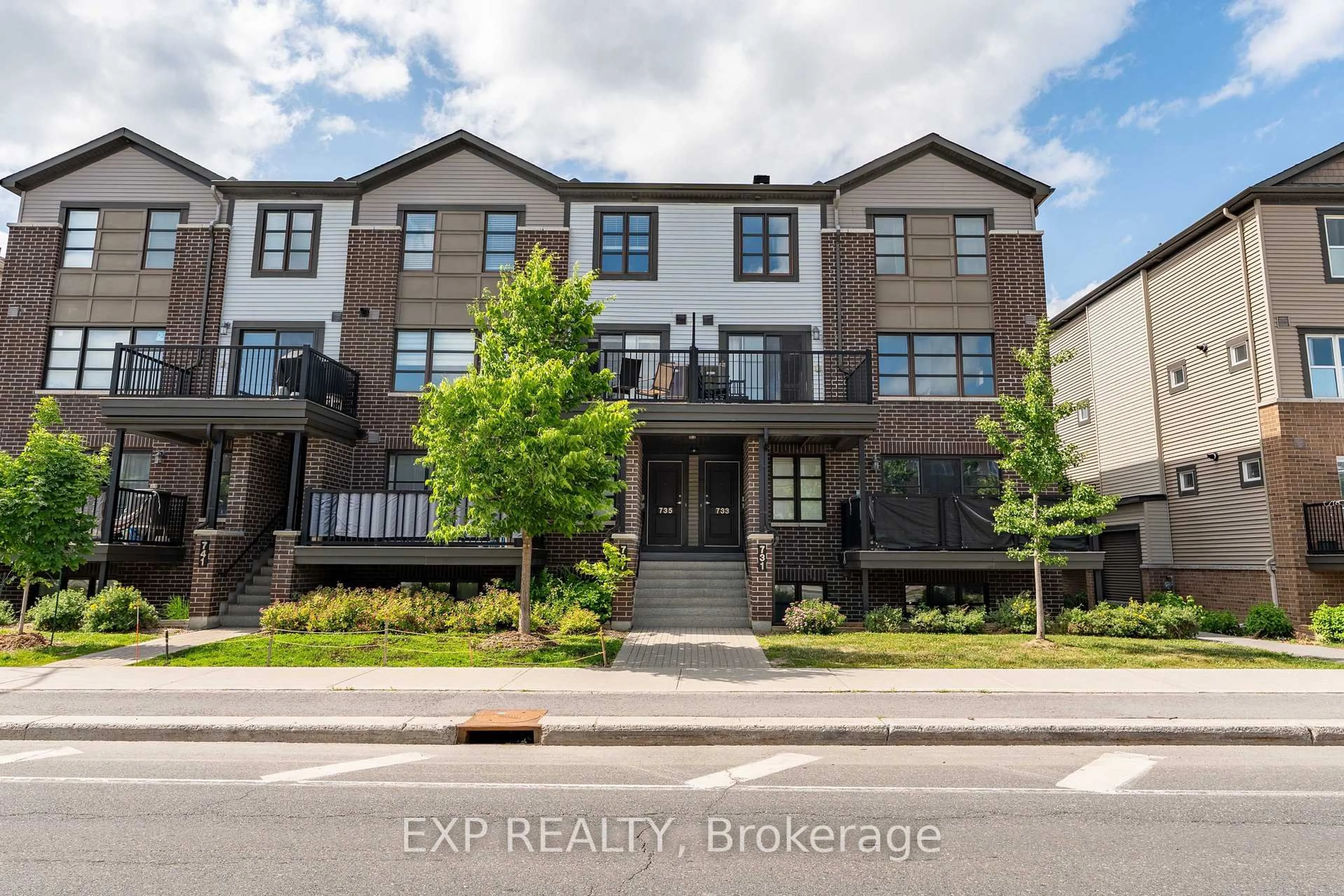 Home with brick exterior material, street for 735 Chapman Mills Dr, Ottawa Ontario K2J 5X2