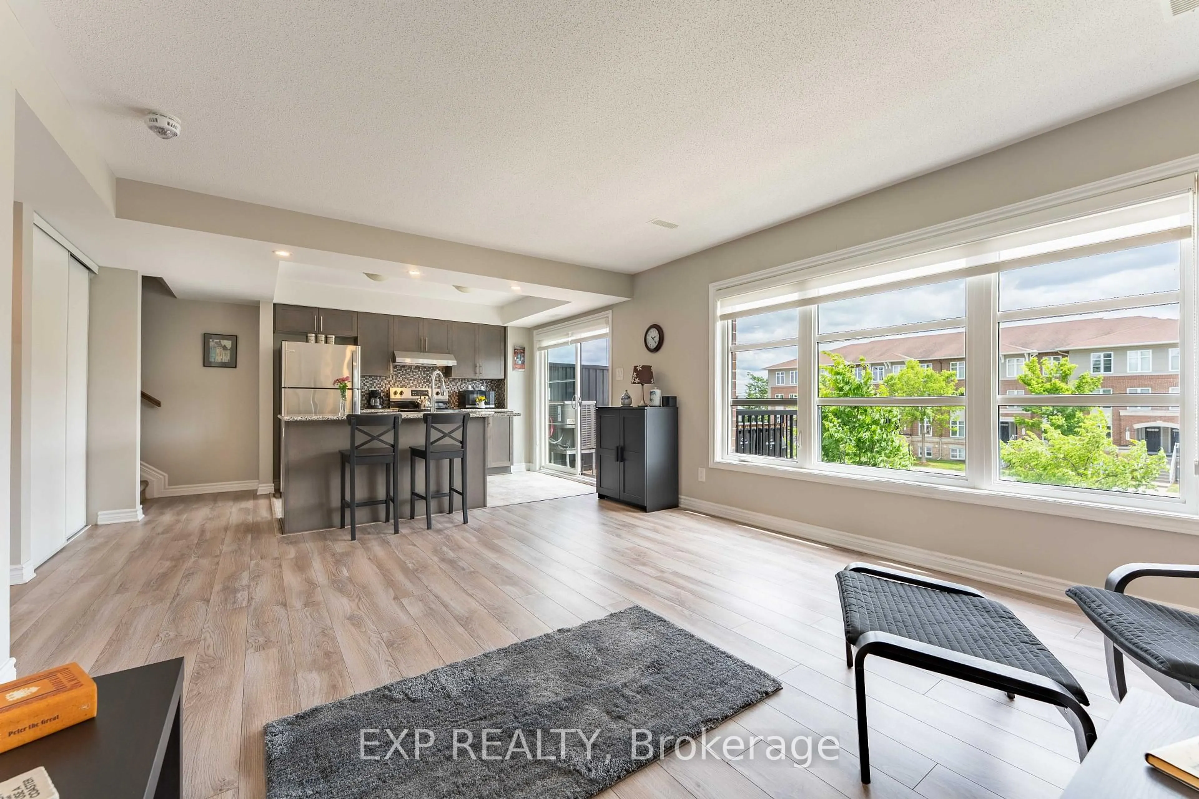 Open concept kitchen, ceramic/tile floor for 735 Chapman Mills Dr, Ottawa Ontario K2J 5X2