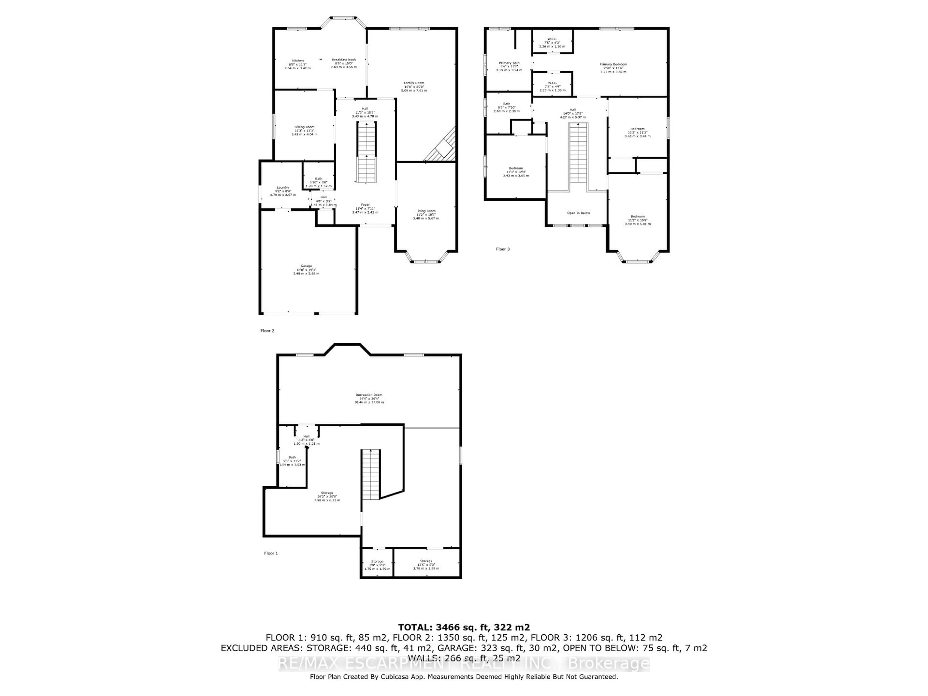Floor plan for 9 Sugarberry Crt, Hamilton Ontario L8E 5E6