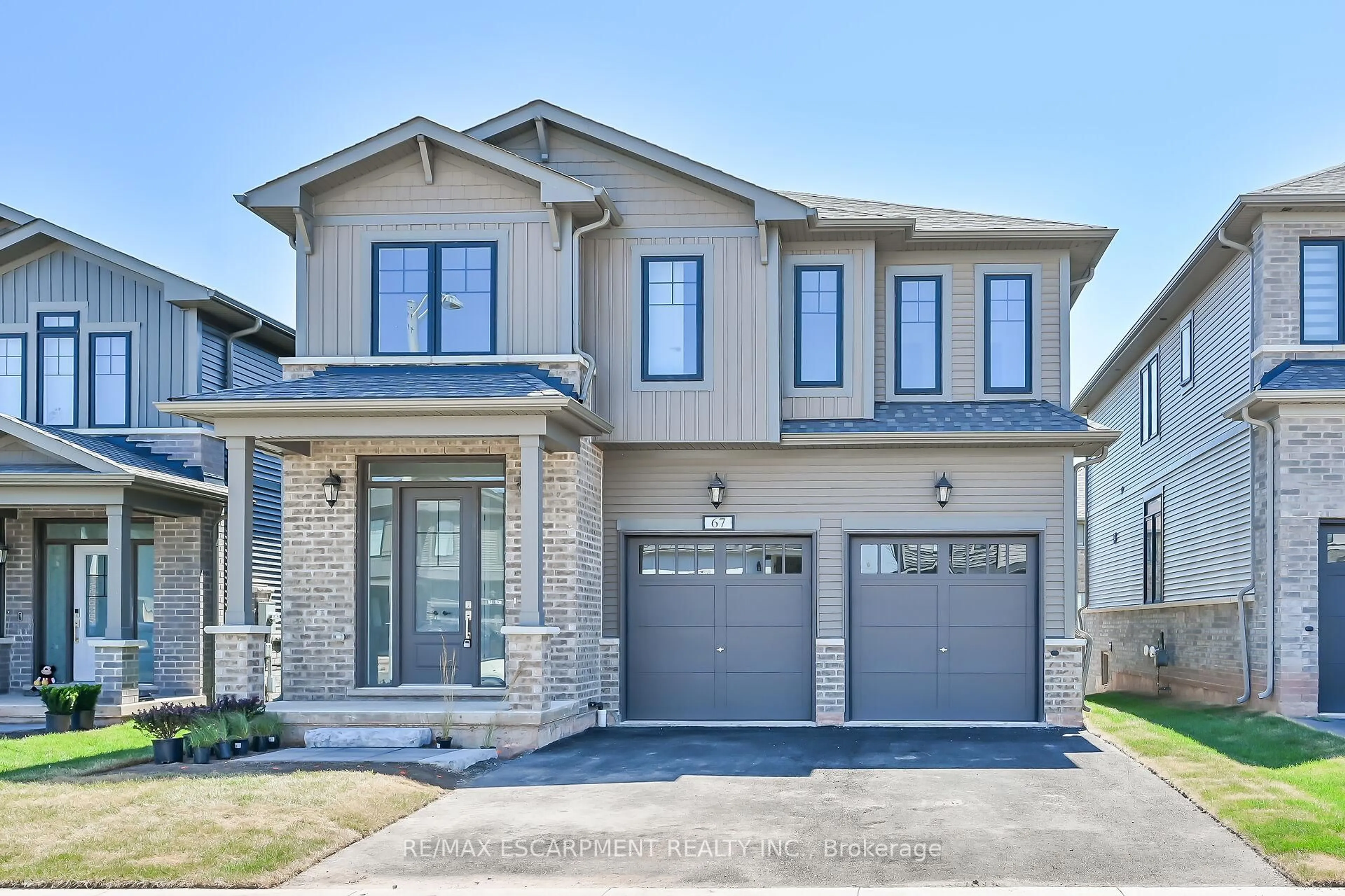 Home with brick exterior material, street for 67 Starfire Cres, Hamilton Ontario L8E 0K8