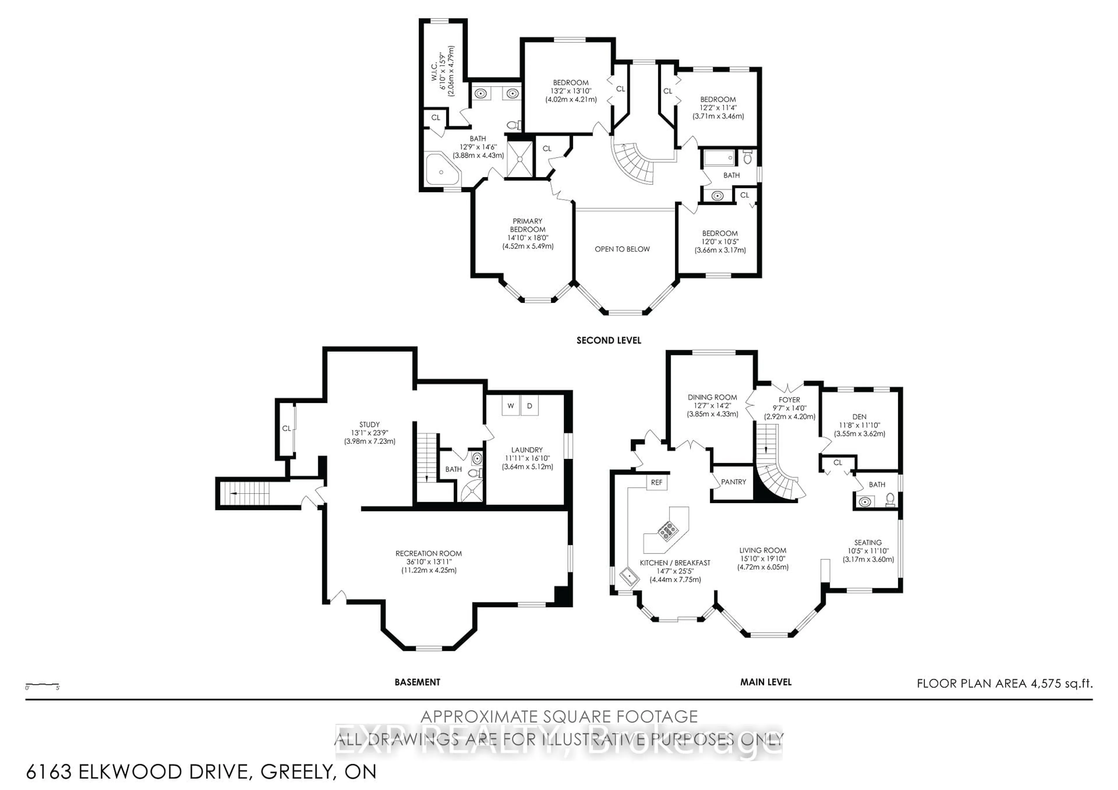Floor plan for 6163 Elkwood Dr, Ottawa Ontario K4P 1N1