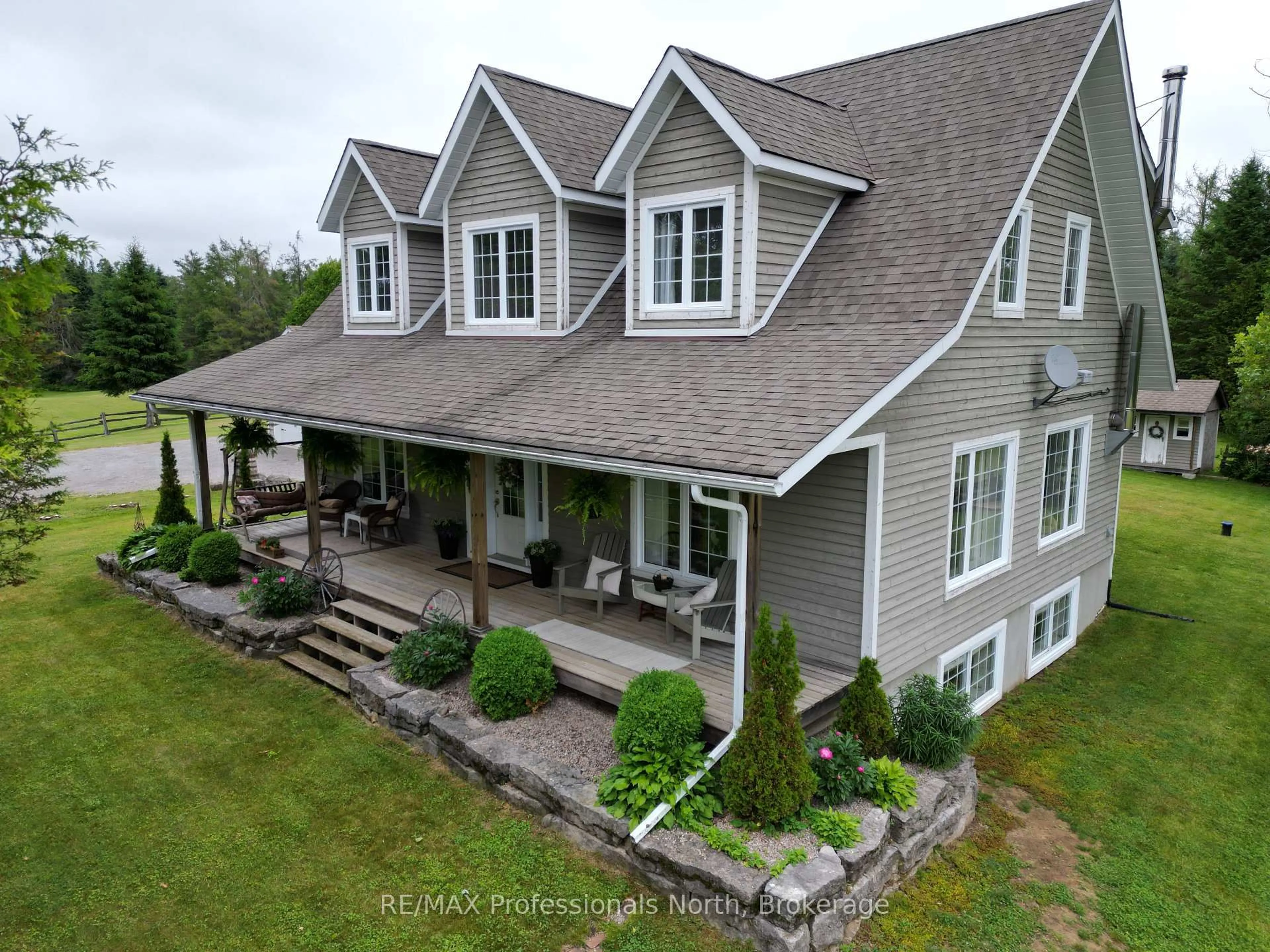 A pic from outside/outdoor area/front of a property/back of a property/a pic from drone, unknown for 3580 County Road 121, North Kawartha Ontario K0M 2A0