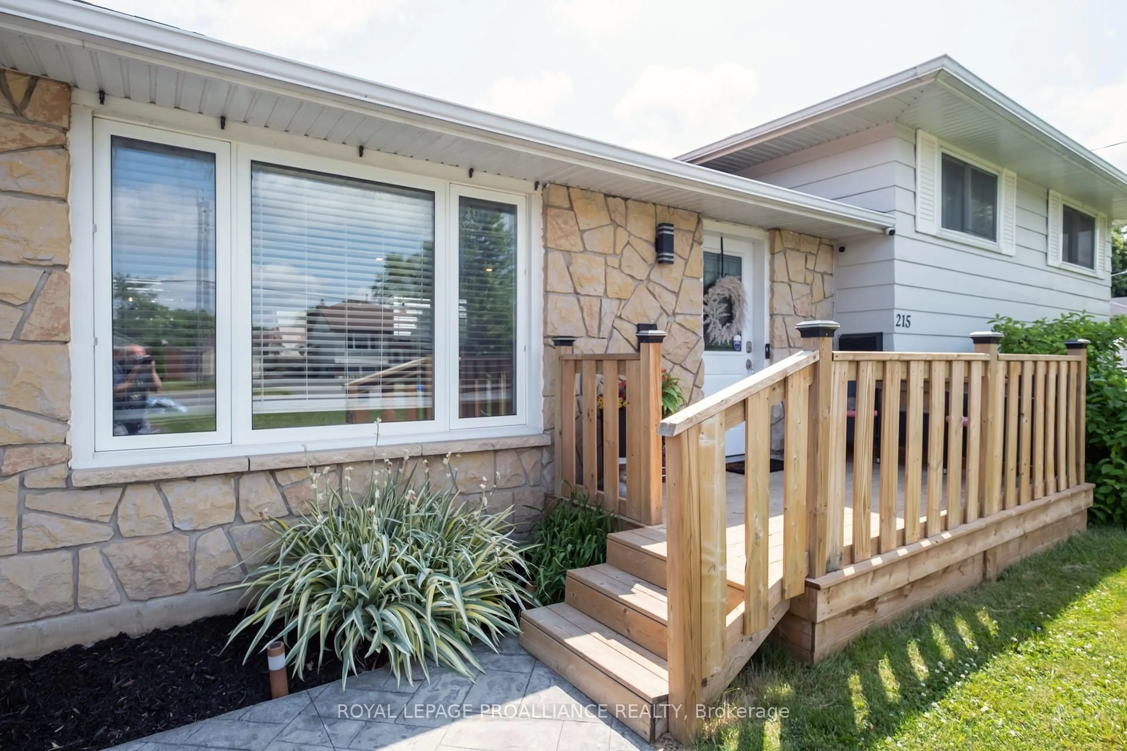 Home with vinyl exterior material, street for 215 Haig Rd, Belleville Ontario K8N 4P5