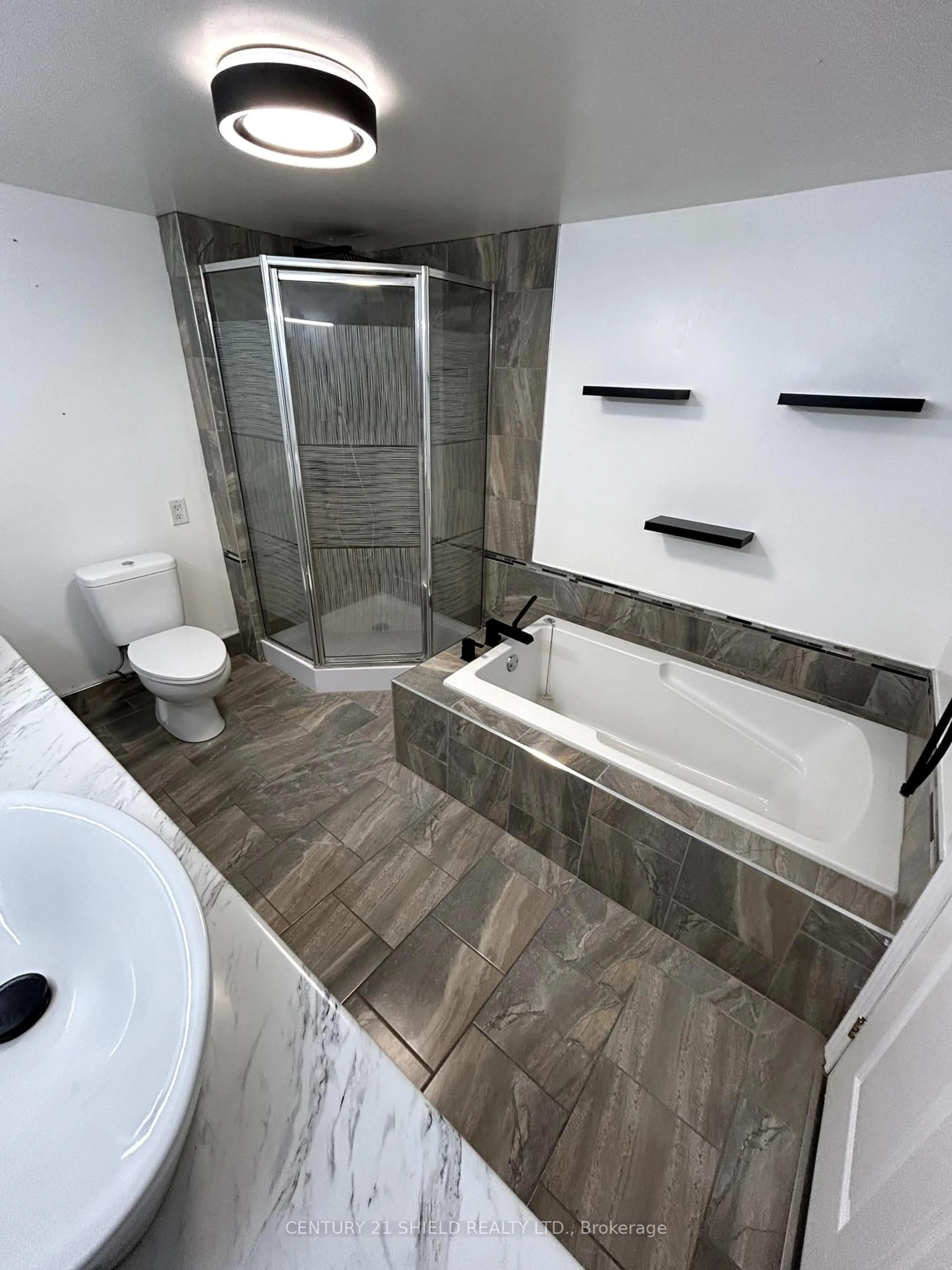 Contemporary bathroom, ceramic/tile floor for 6927 Salem Lane, South Glengarry Ontario K6H 5R5