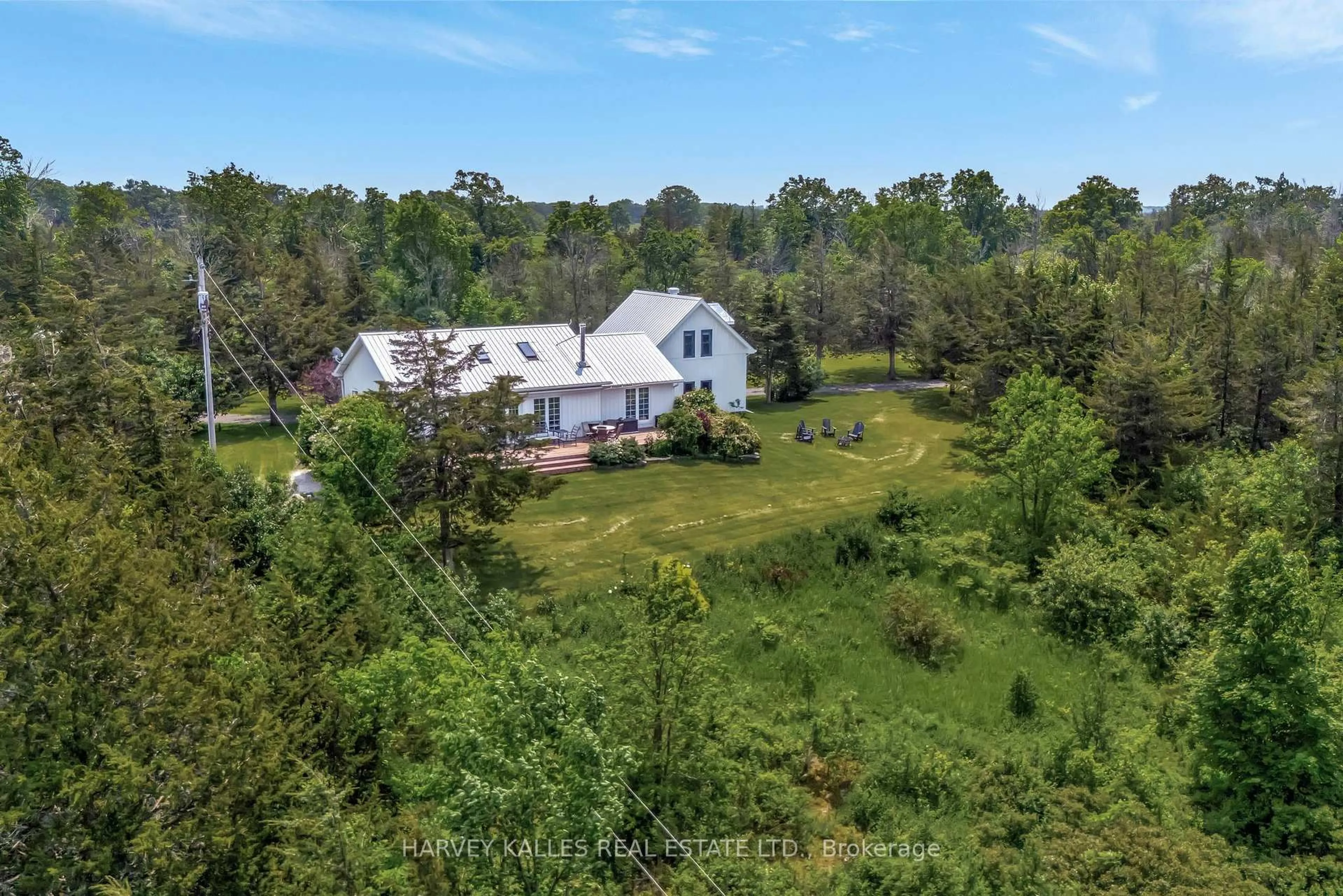 A pic from outside/outdoor area/front of a property/back of a property/a pic from drone, unknown for 2992 County Rd 7 Rd, Prince Edward County Ontario K0K 2T0
