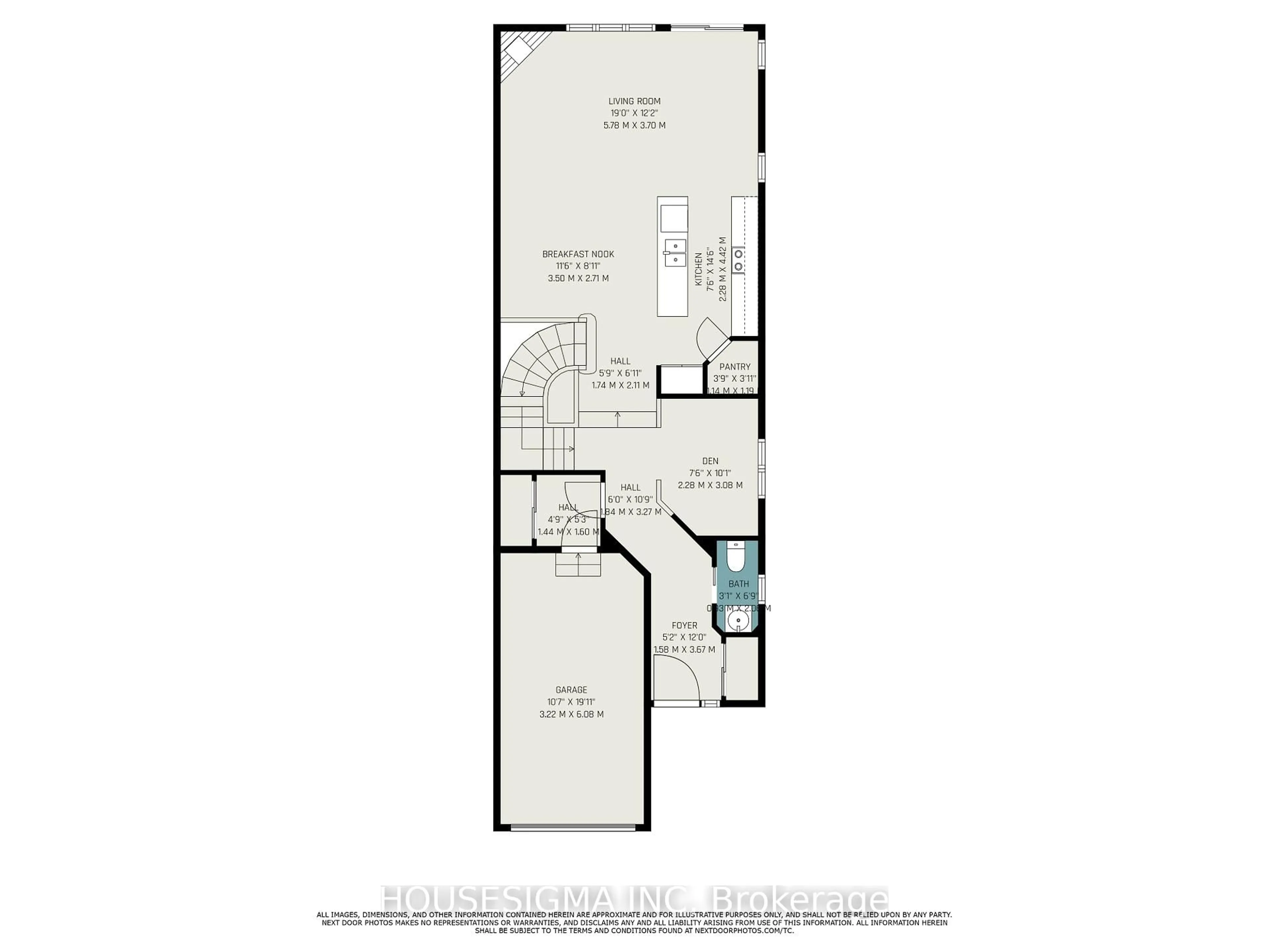 Floor plan for 282 Keyrock Dr, Kanata Ontario K2T 0G1