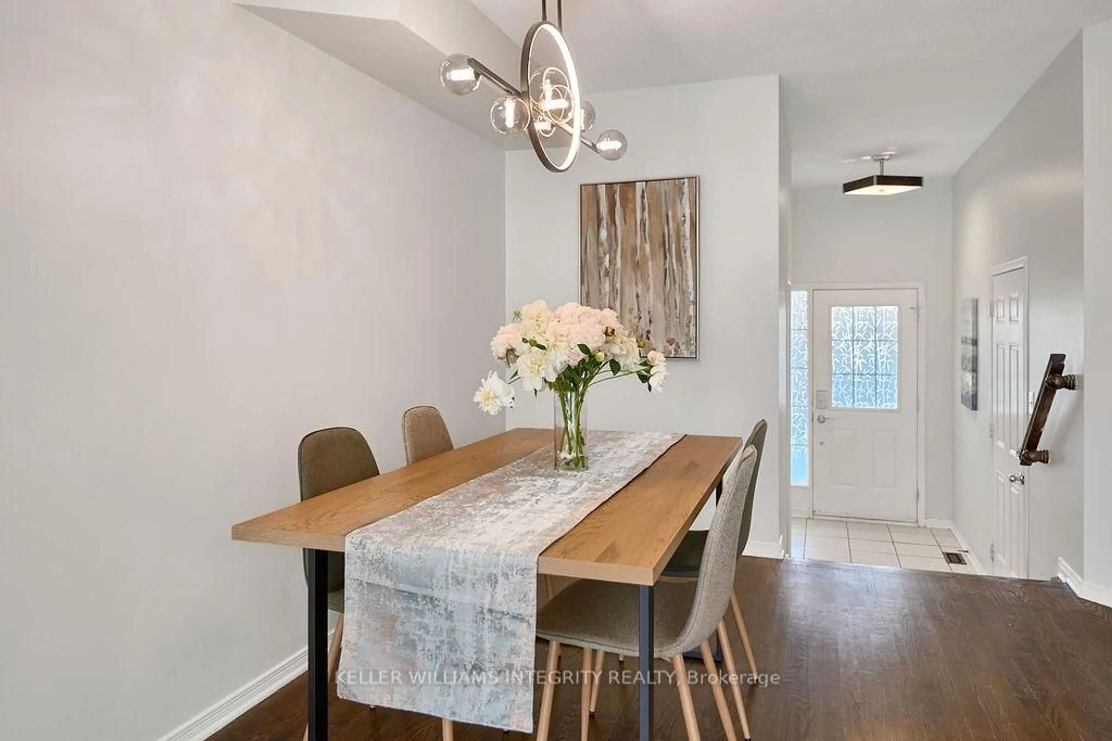Dining room, wood/laminate floor for 333 Brigitta St, Ottawa Ontario K2S 0H9