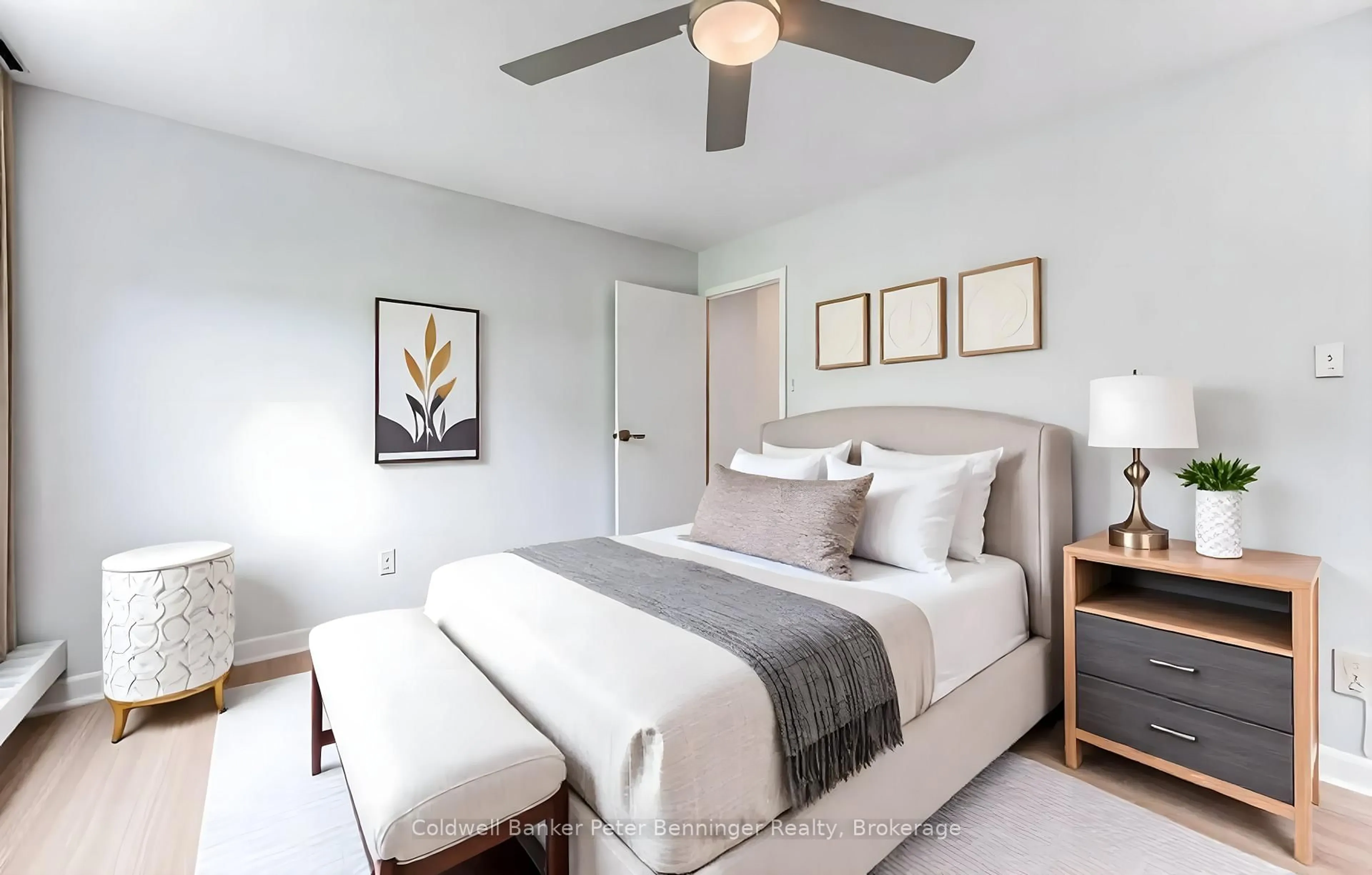 Bedroom with bed, unknown for 1100 Courtland Ave #211, Kitchener Ontario N2C 2H9