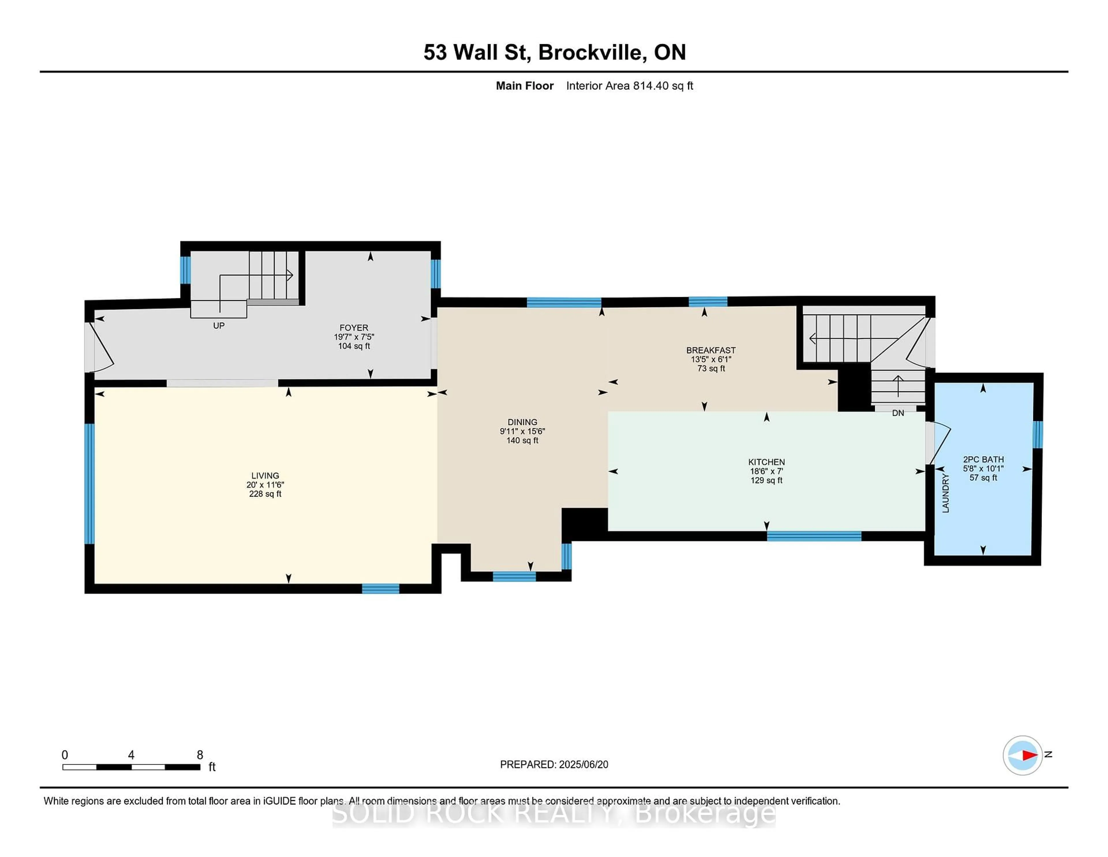 Floor plan for 53 Wall St, Brockville Ontario K6V 4S2