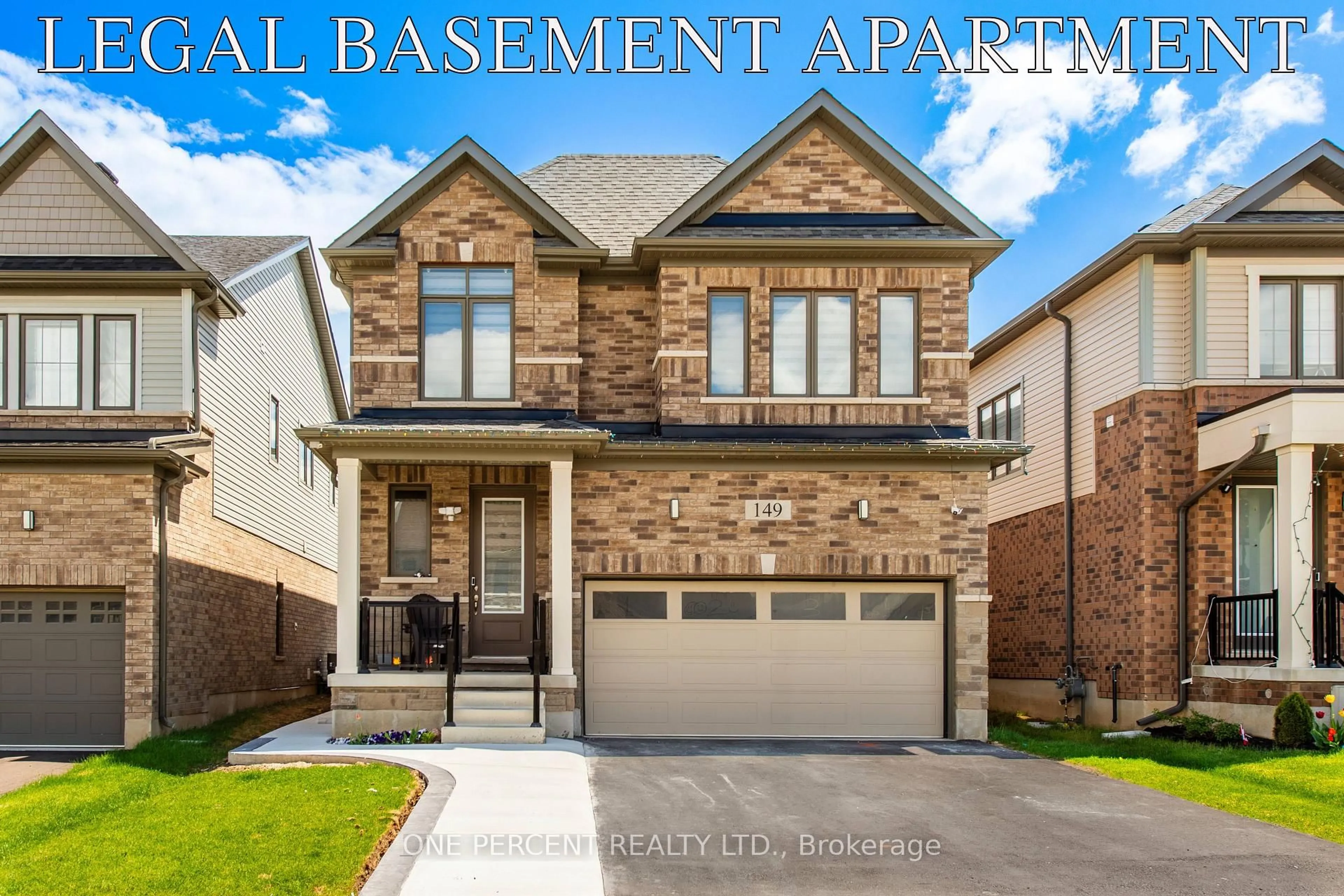 Home with brick exterior material, street for 149 Leslie Davis St, North Dumfries Ontario N0B 1E0