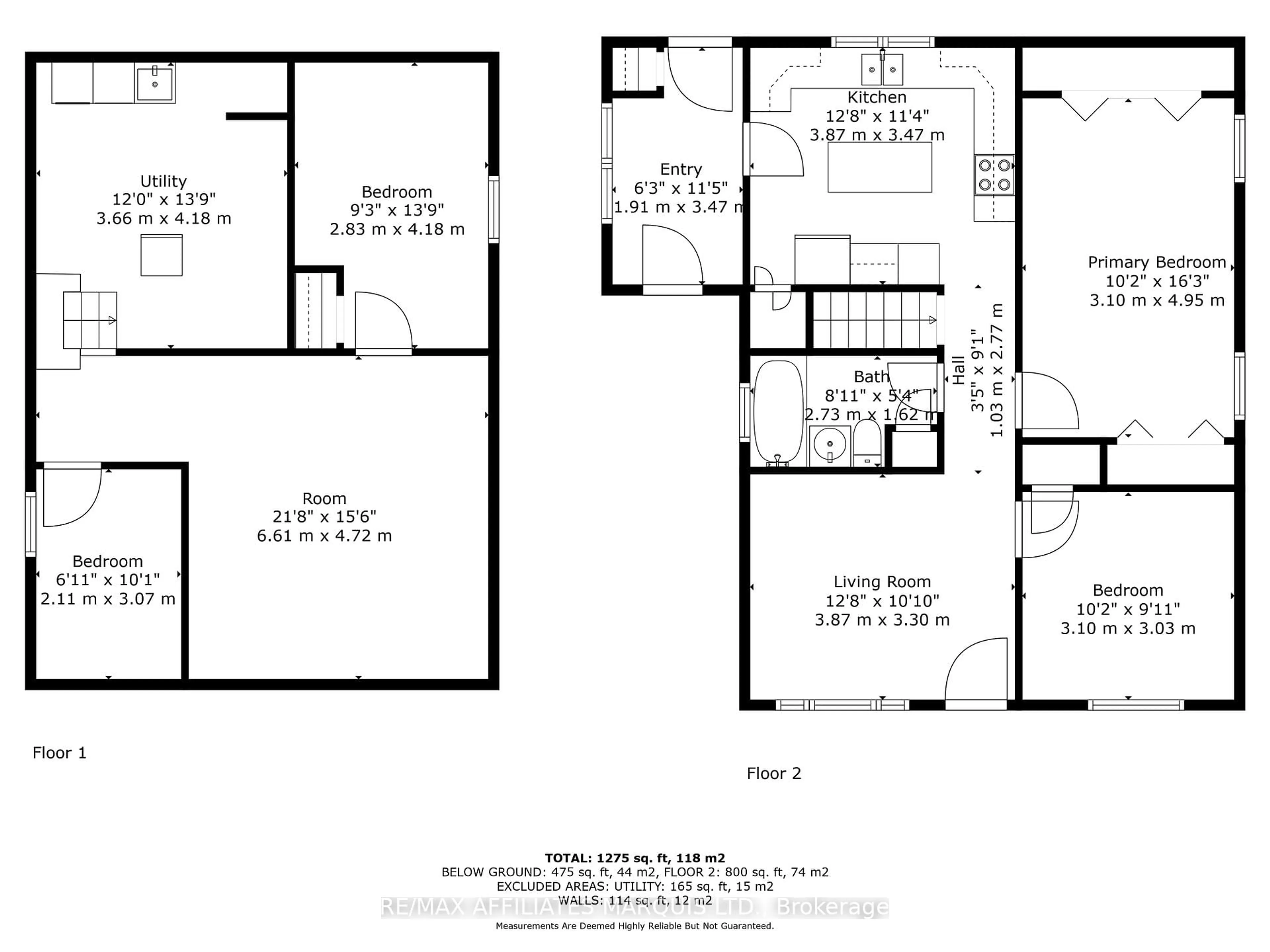 Floor plan for 1102 Larin Ave, Cornwall Ontario K6H 4C6