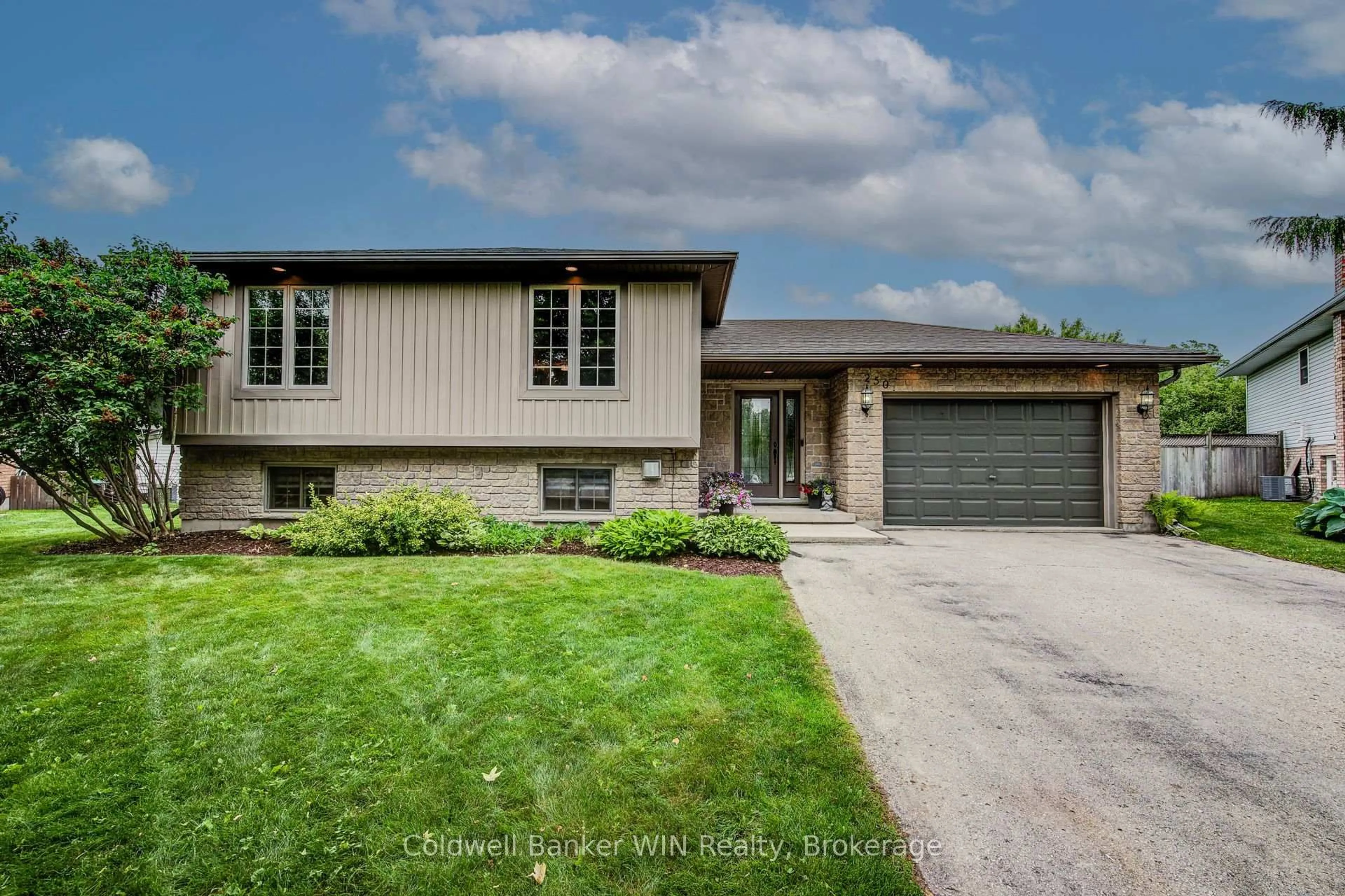 Home with brick exterior material, street for 250 Justin's Pl, Wellington North Ontario N0G 2L3