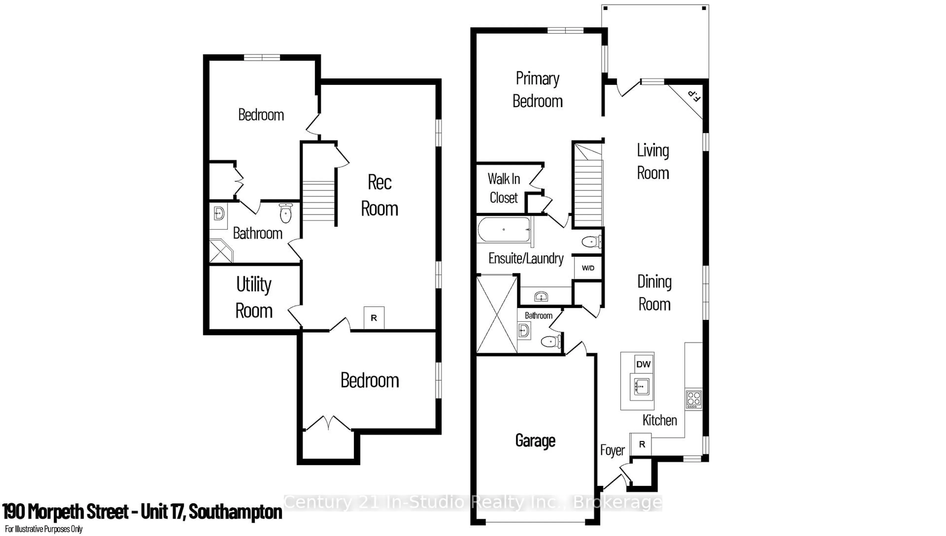Floor plan for 190 Morpeth St #17, Saugeen Shores Ontario N0H 2L0