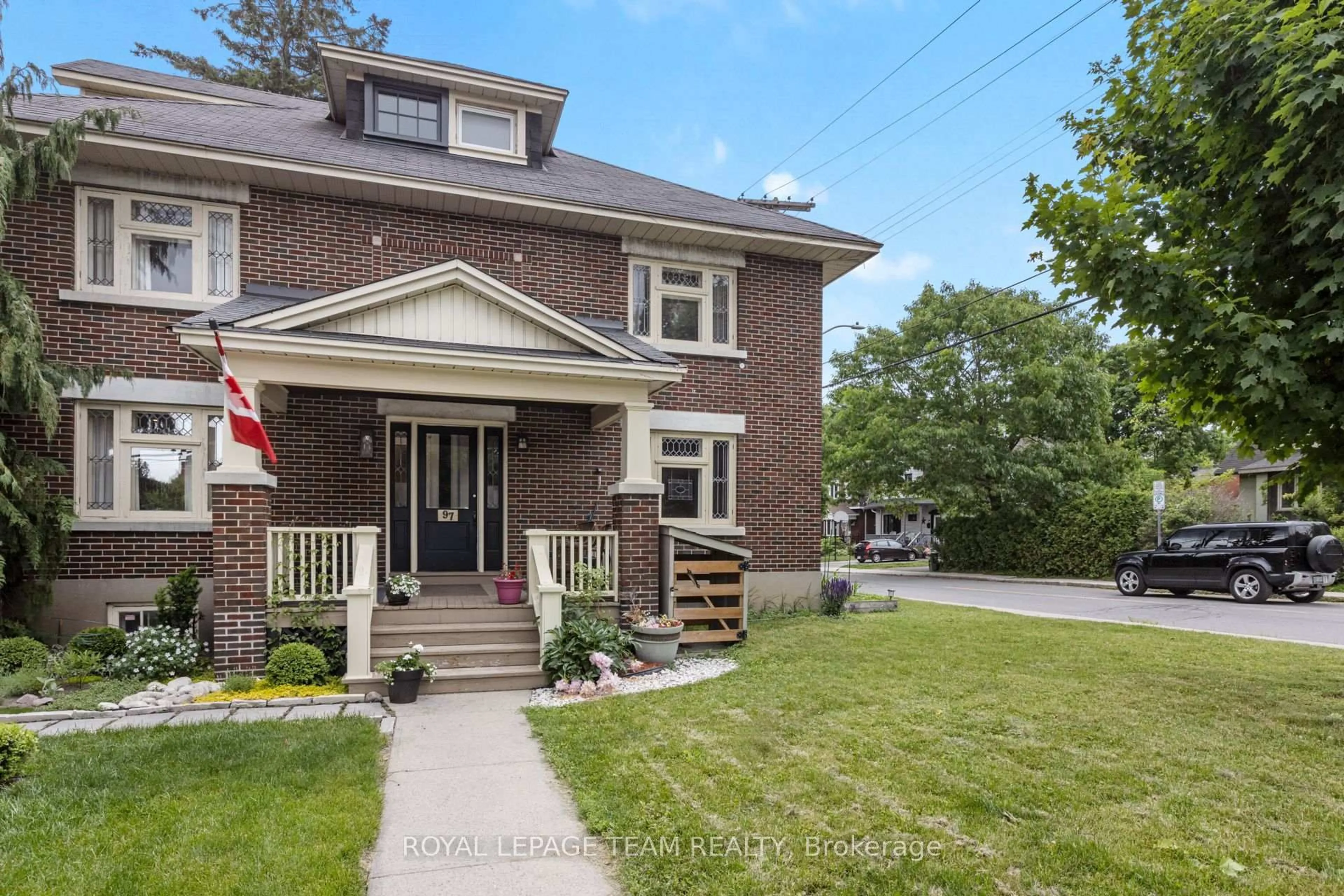 Home with brick exterior material, street for 97B Clarendon Ave, Ottawa Ontario K1Y 0P8