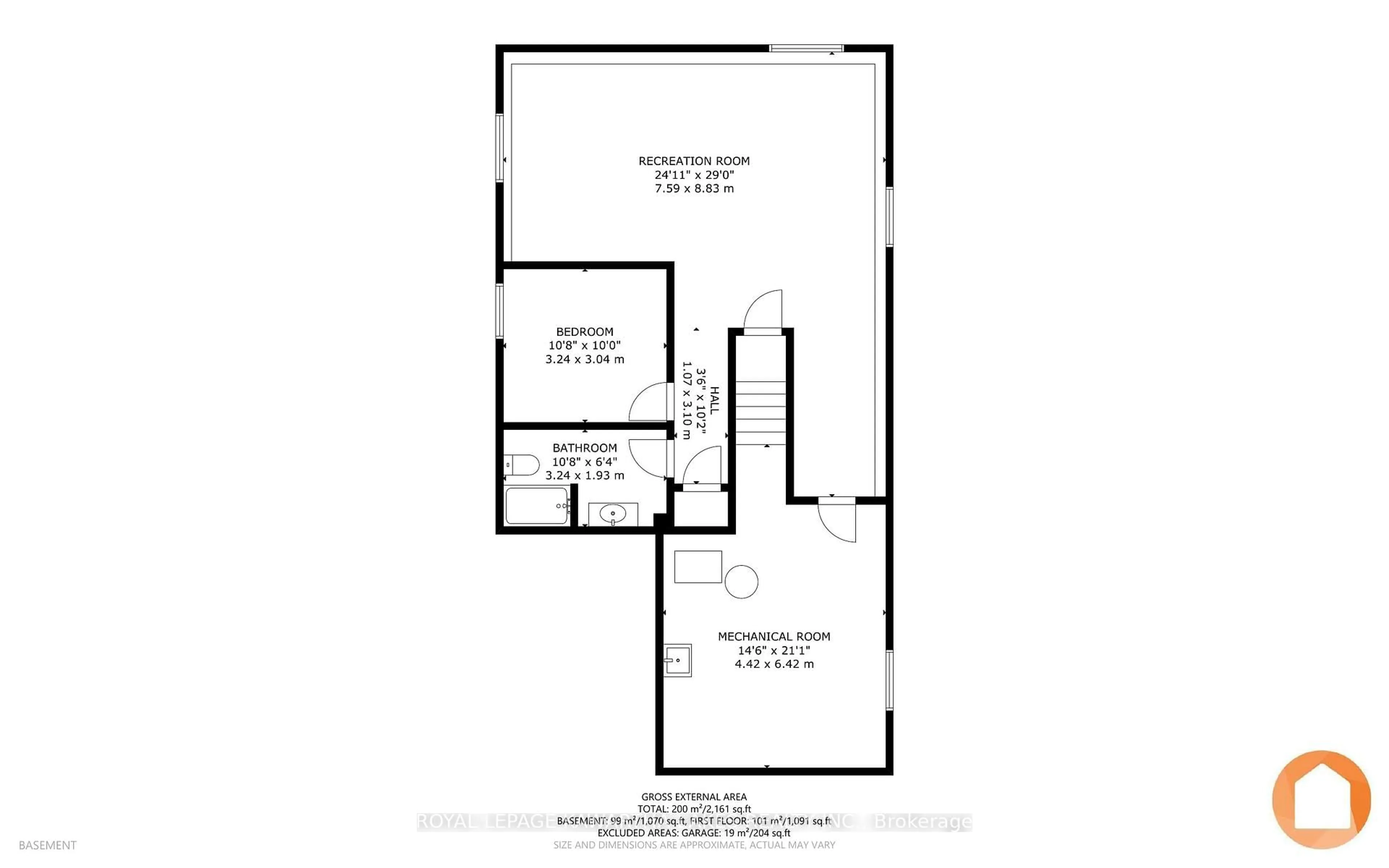 Floor plan for 20 Lisbeth Cres, Kawartha Lakes Ontario K9V 0C9
