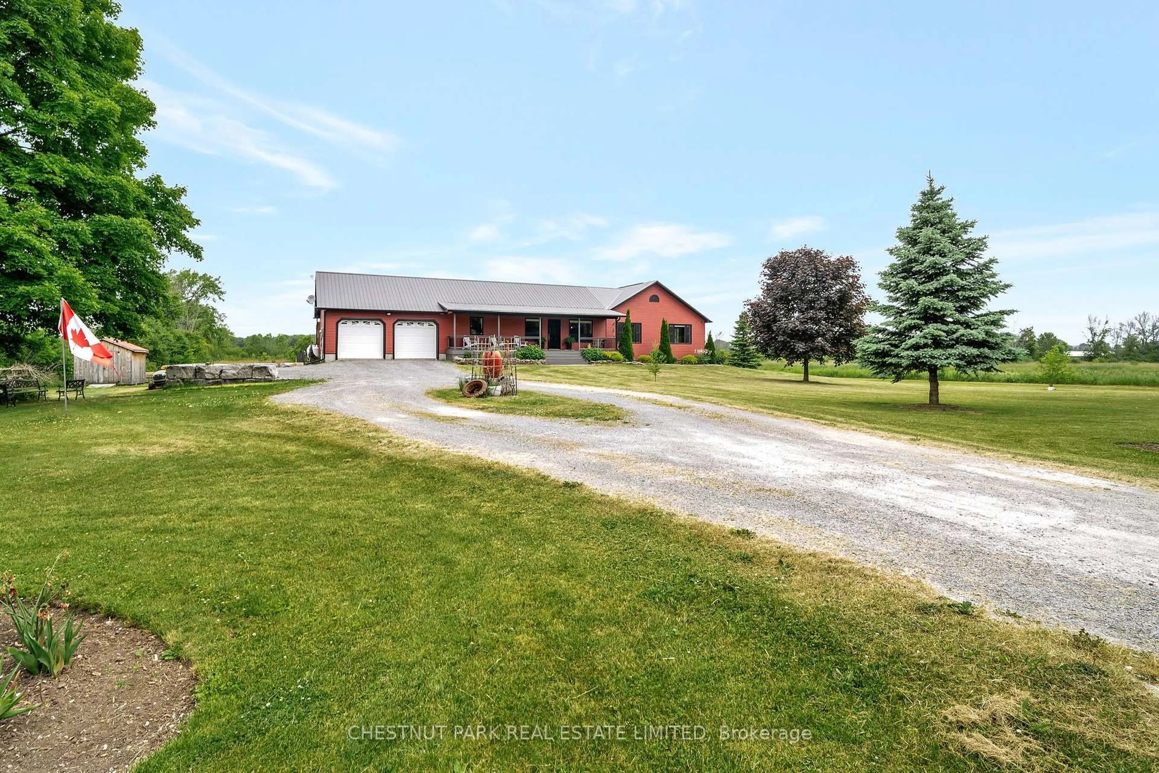 A pic from outside/outdoor area/front of a property/back of a property/a pic from drone, unknown for 767 Melville Rd, Prince Edward County Ontario K0K 1T0