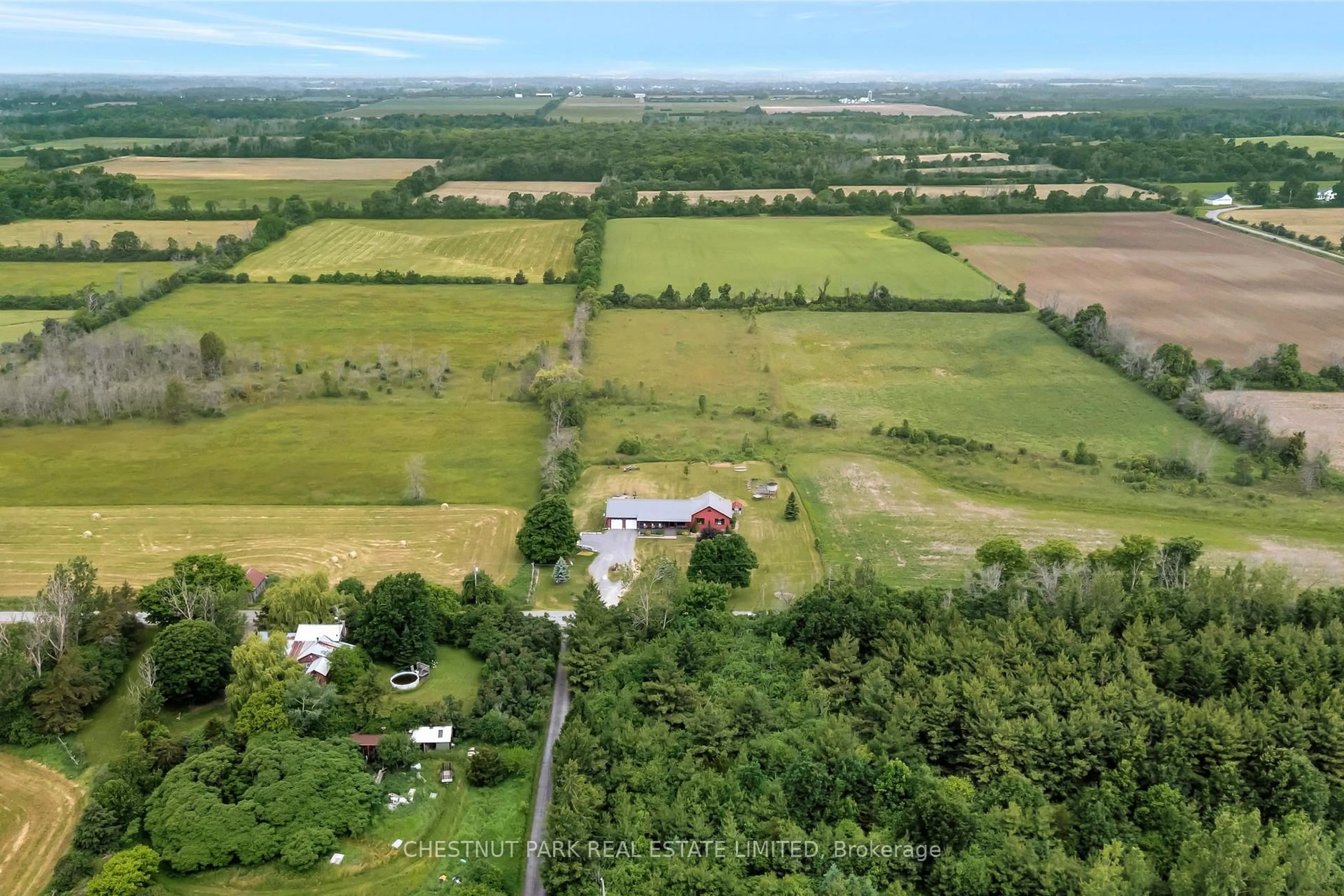 A pic from outside/outdoor area/front of a property/back of a property/a pic from drone, unknown for 767 Melville Rd, Prince Edward County Ontario K0K 1T0