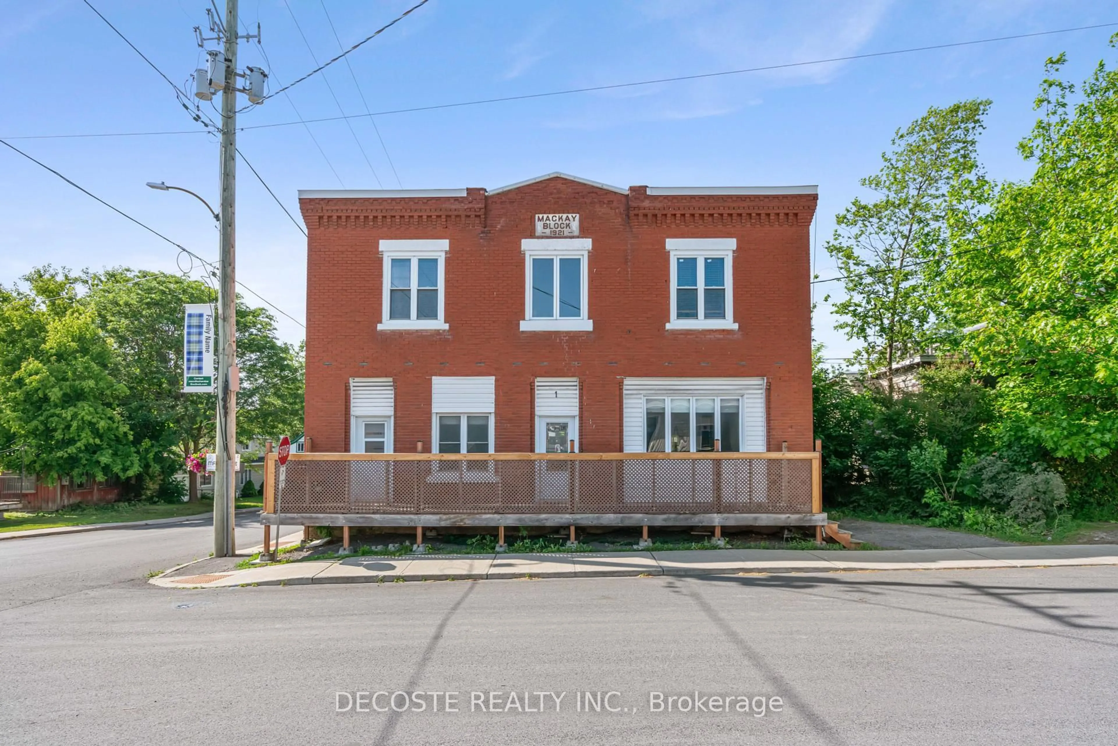 Home with brick exterior material, street for 1 Mechanic St, North Glengarry Ontario K0C 1T0