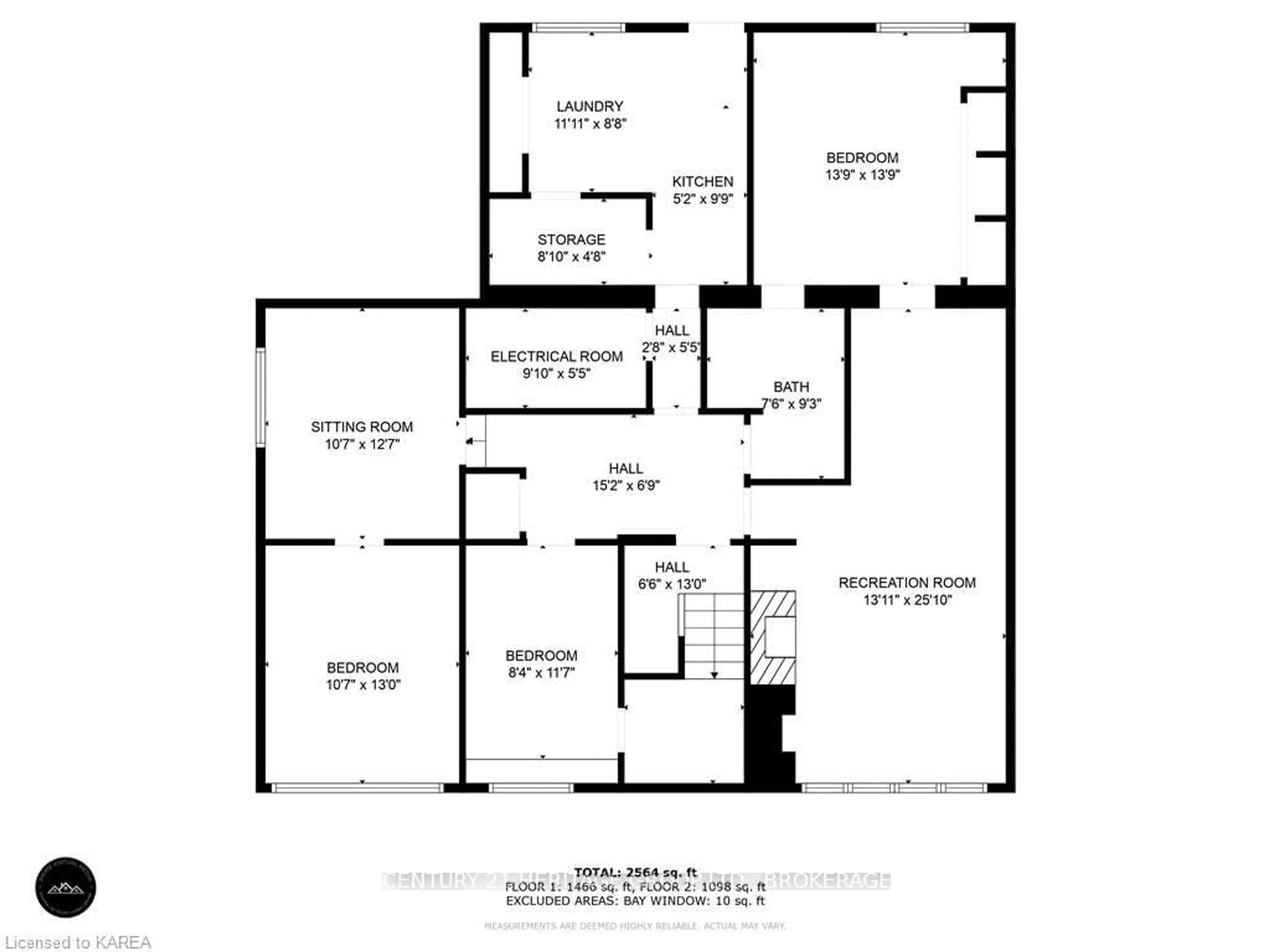 Floor plan for 715 HIGH GATE PARK Dr, Kingston Ontario K7M 5Z7