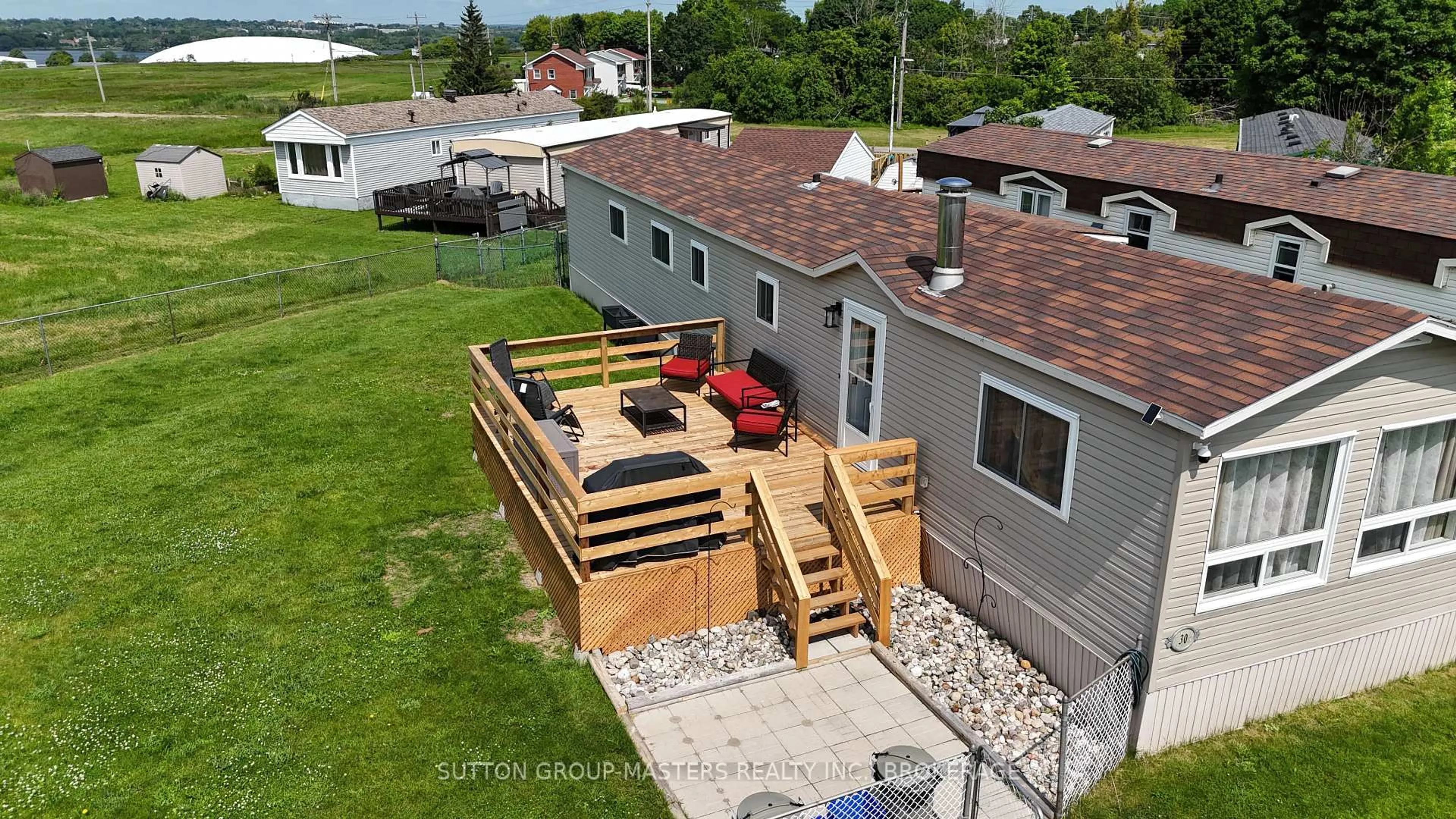 A pic from outside/outdoor area/front of a property/back of a property/a pic from drone, unknown for 30 Kapyong Cres, Kingston Ontario K7K 5T5