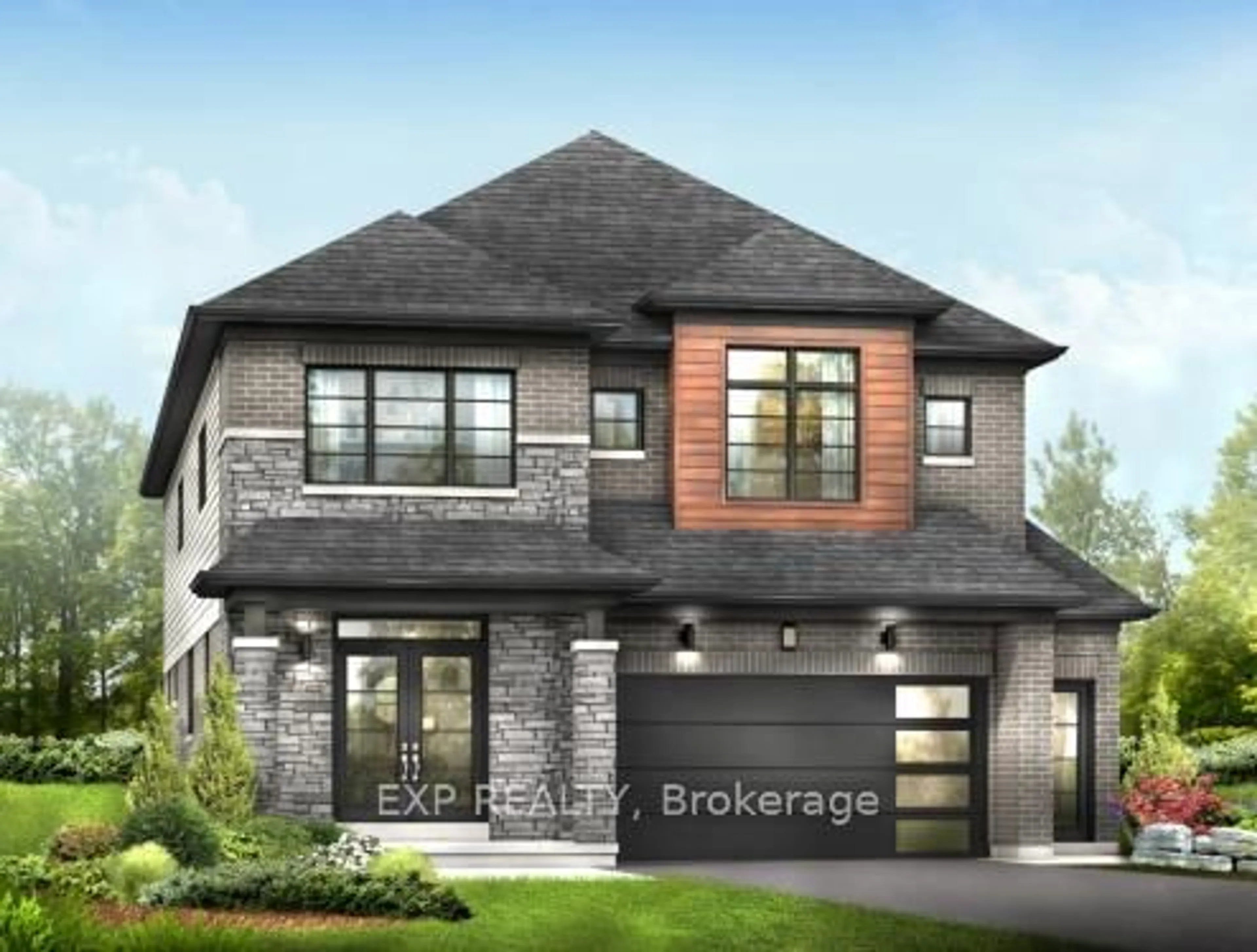 Home with brick exterior material, building for 240416 Phase 6B-2 Lot P2, Brantford Ontario X0X 0X0