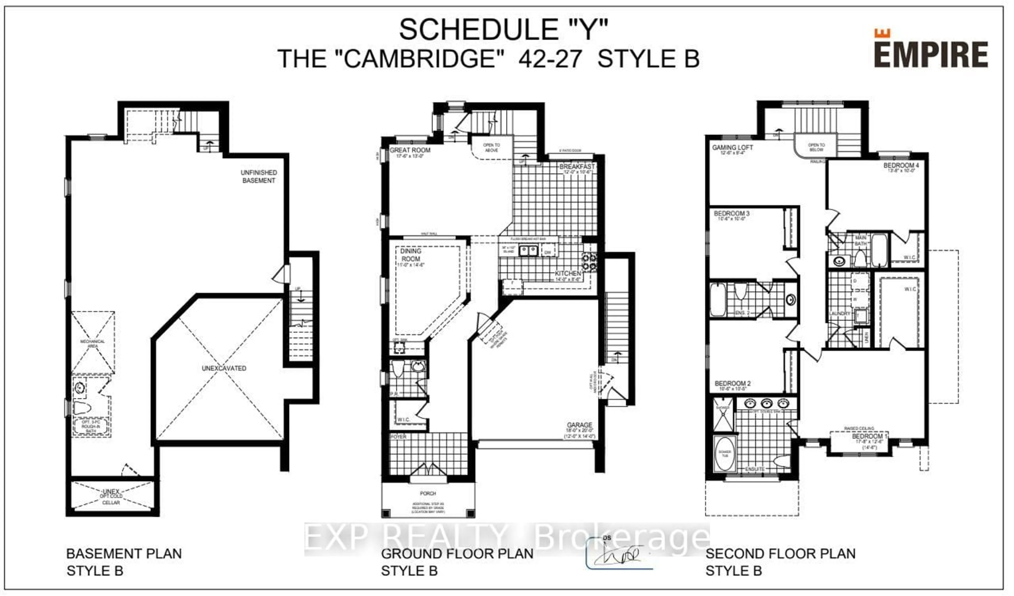 Floor plan for 240416 Phase 6B-2 Lot P2, Brantford Ontario X0X 0X0