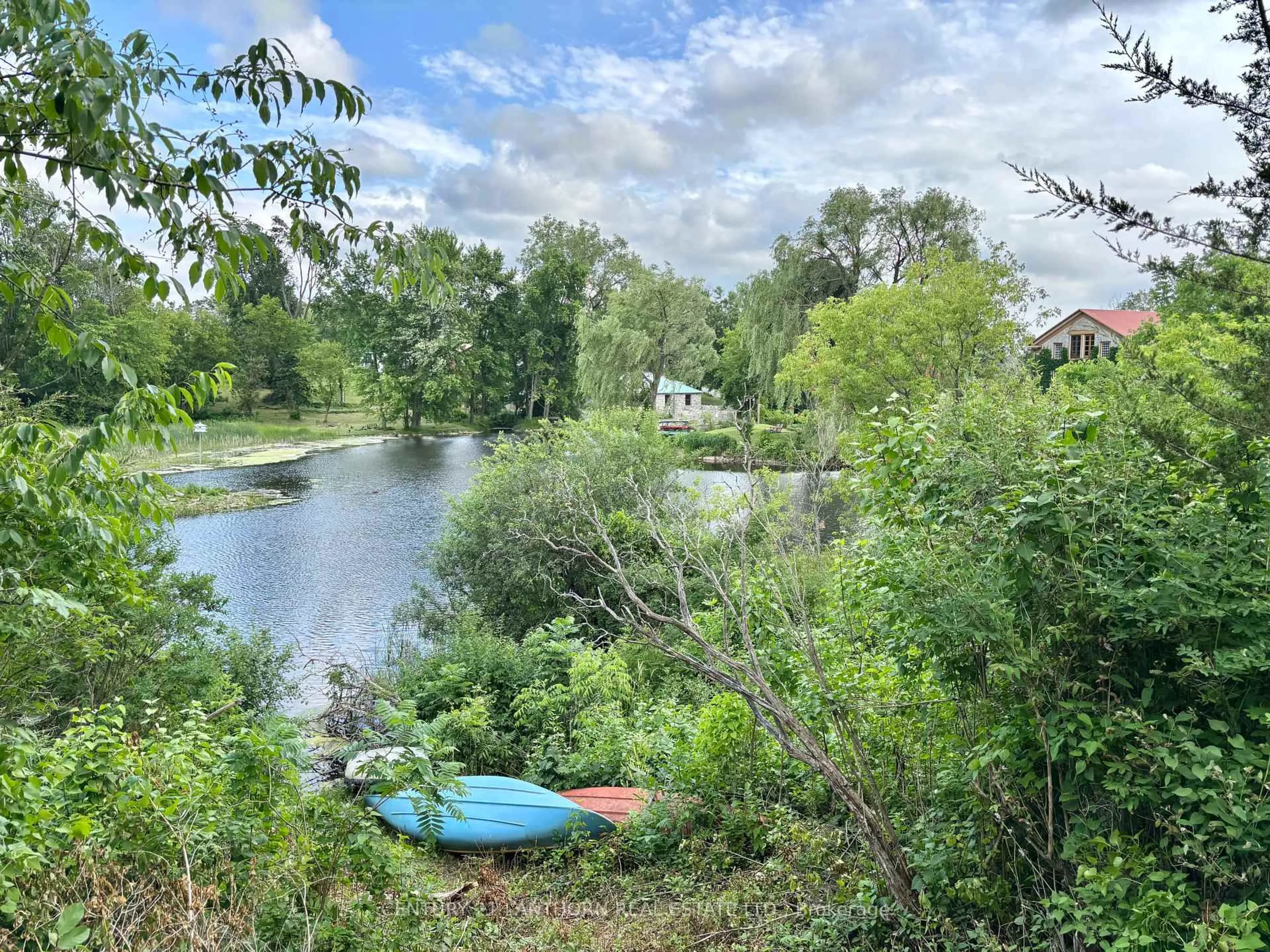 A pic from outside/outdoor area/front of a property/back of a property/a pic from drone, water/lake/river/ocean view for 10 ROCK St, Shannonville Ontario K0K 2N0