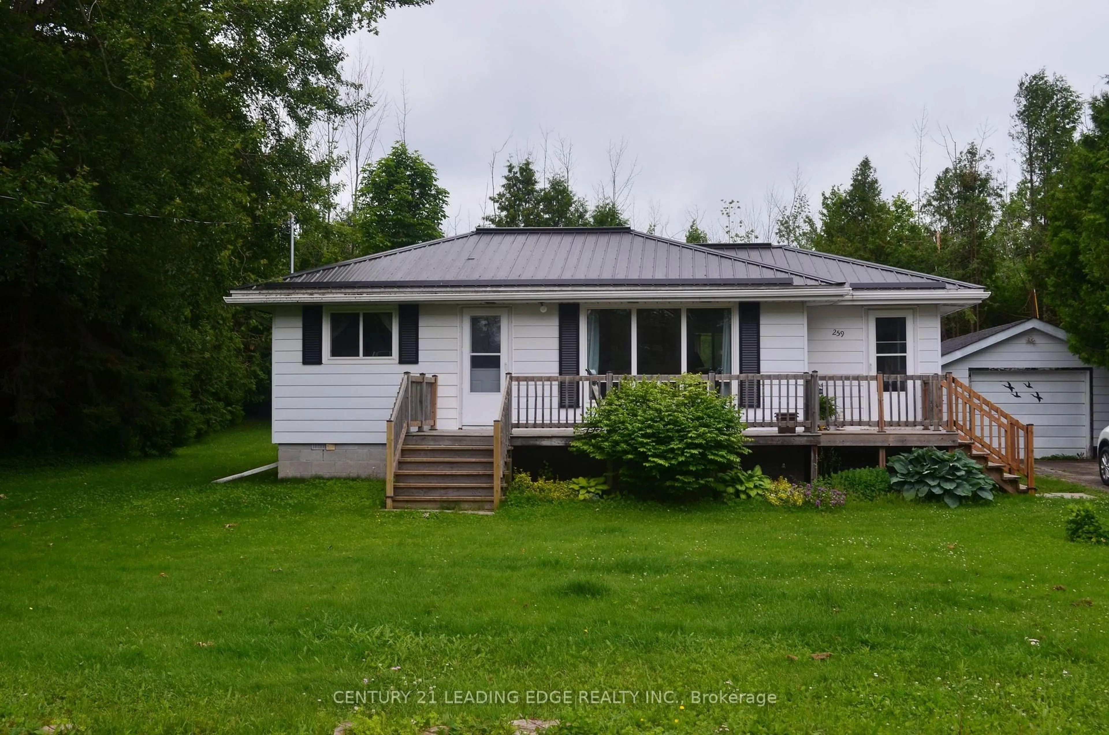 A pic from outside/outdoor area/front of a property/back of a property/a pic from drone, unknown for 259 George Dr, Kawartha Lakes Ontario K0M 1A0
