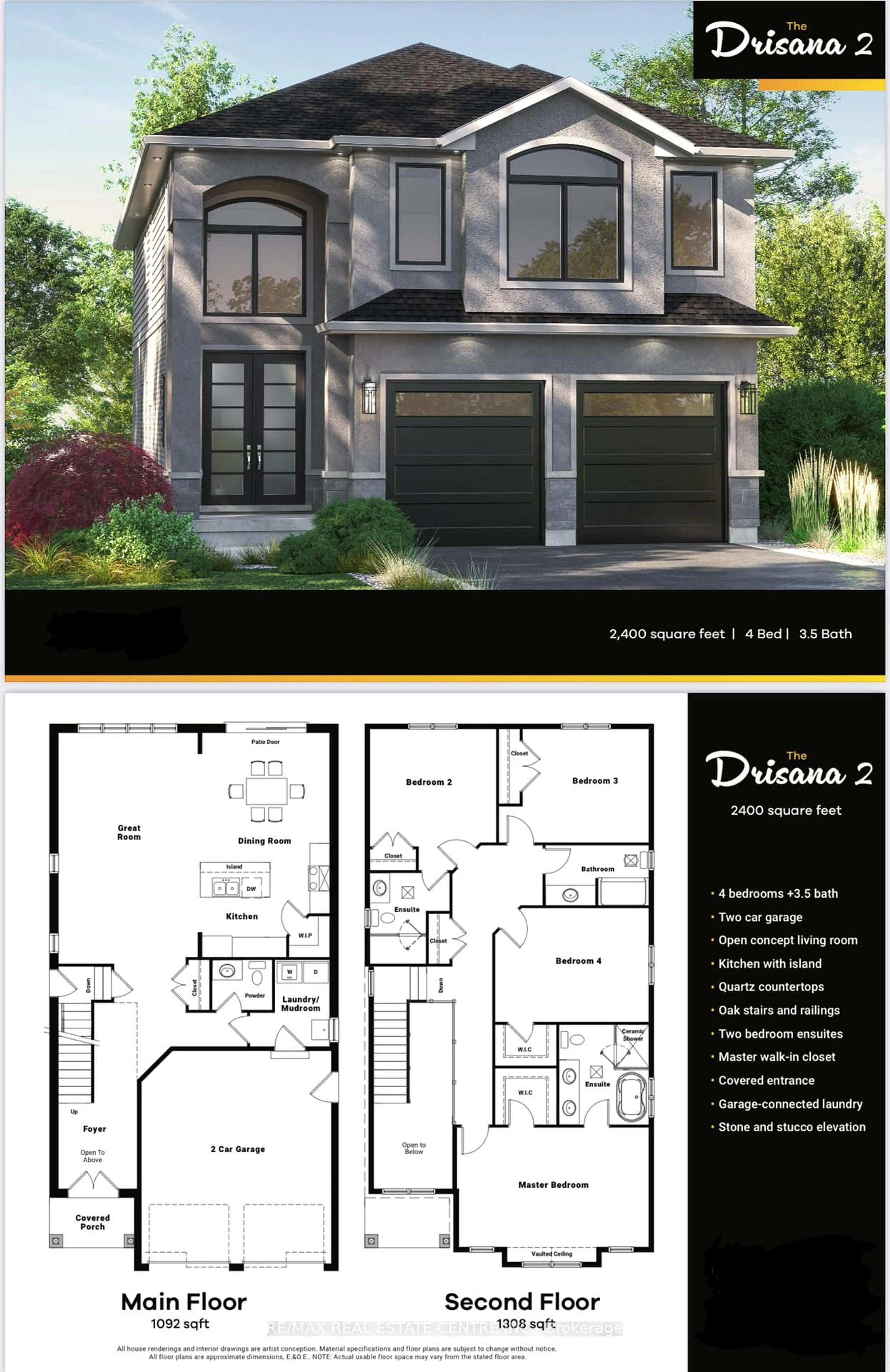 Floor plan for 2641 Bobolink Lane, London South Ontario N6M 0J9