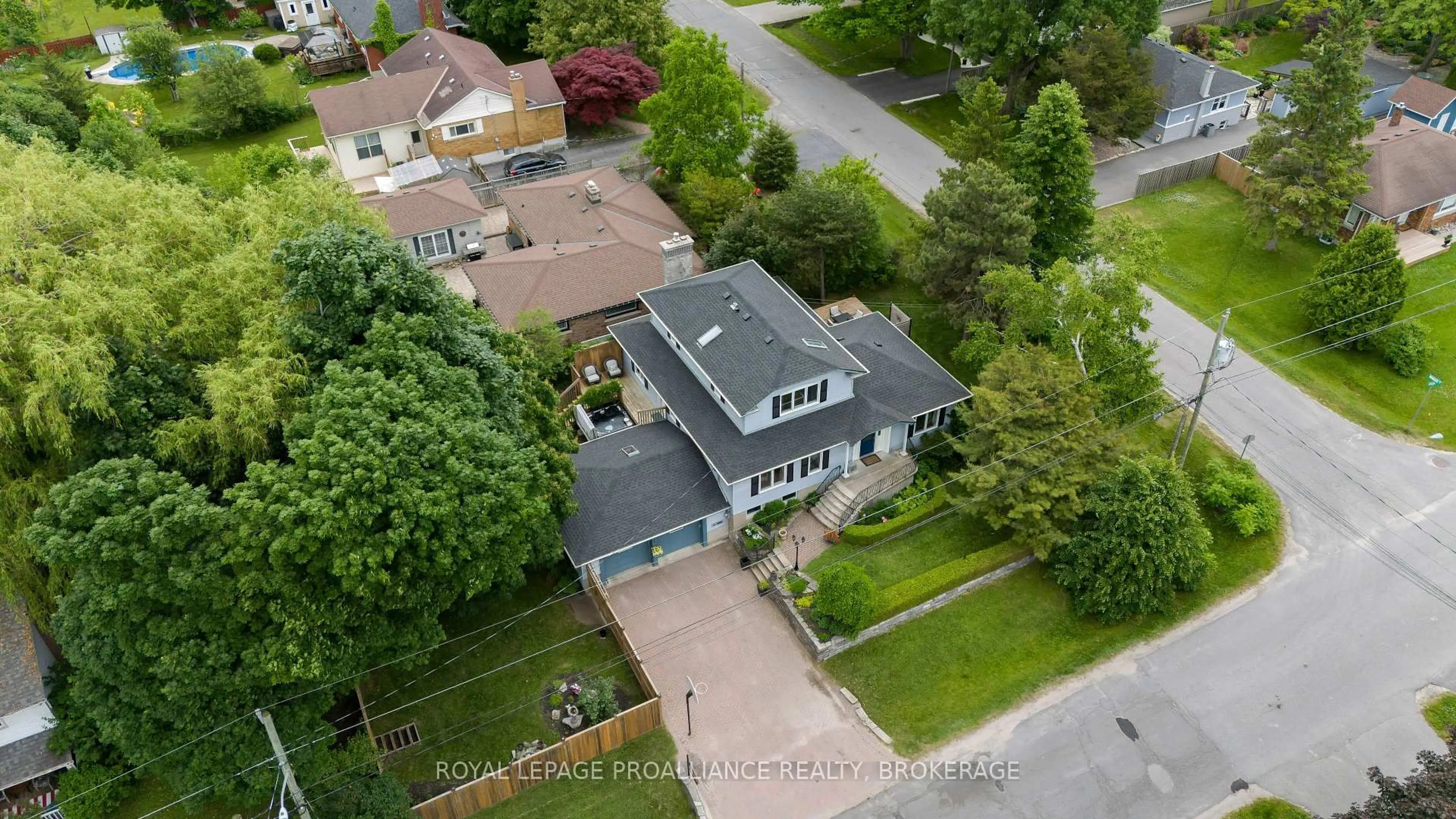 A pic from outside/outdoor area/front of a property/back of a property/a pic from drone, street for 48 Jorene Dr, Kingston Ontario K7M 3X7