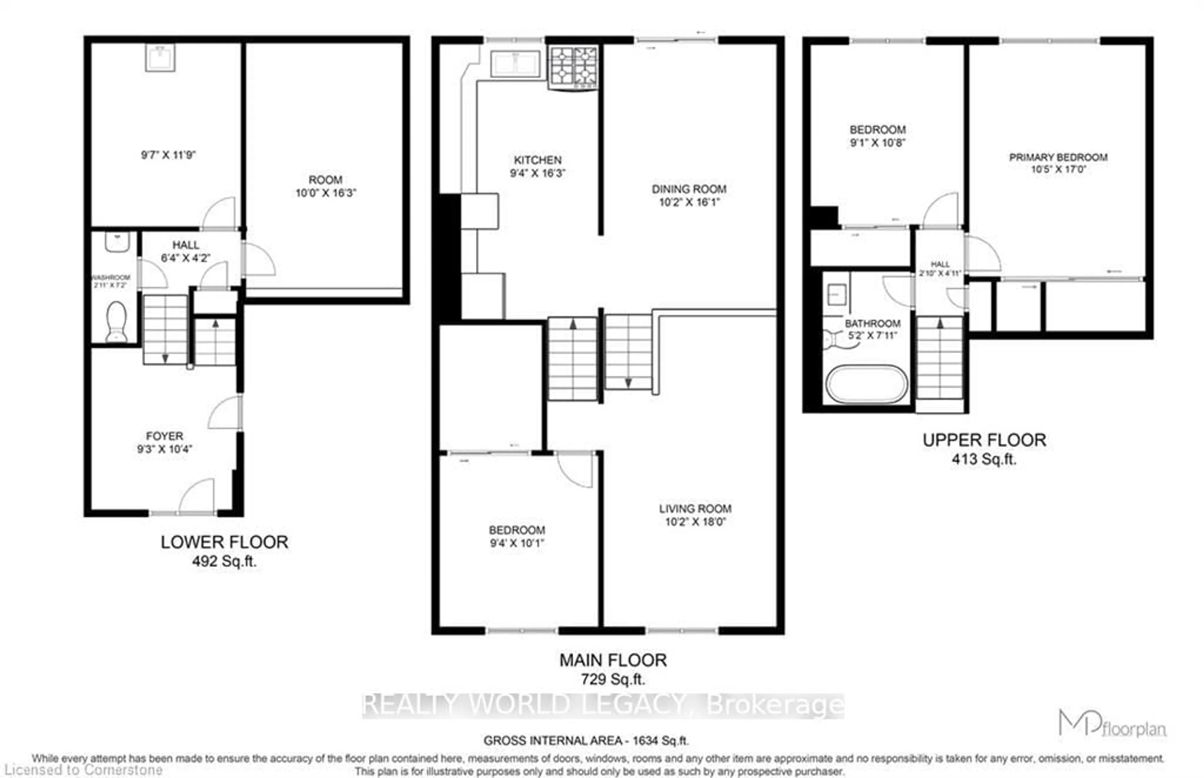 Floor plan for 281 Bluevale St #23, Waterloo Ontario N2J 4L8