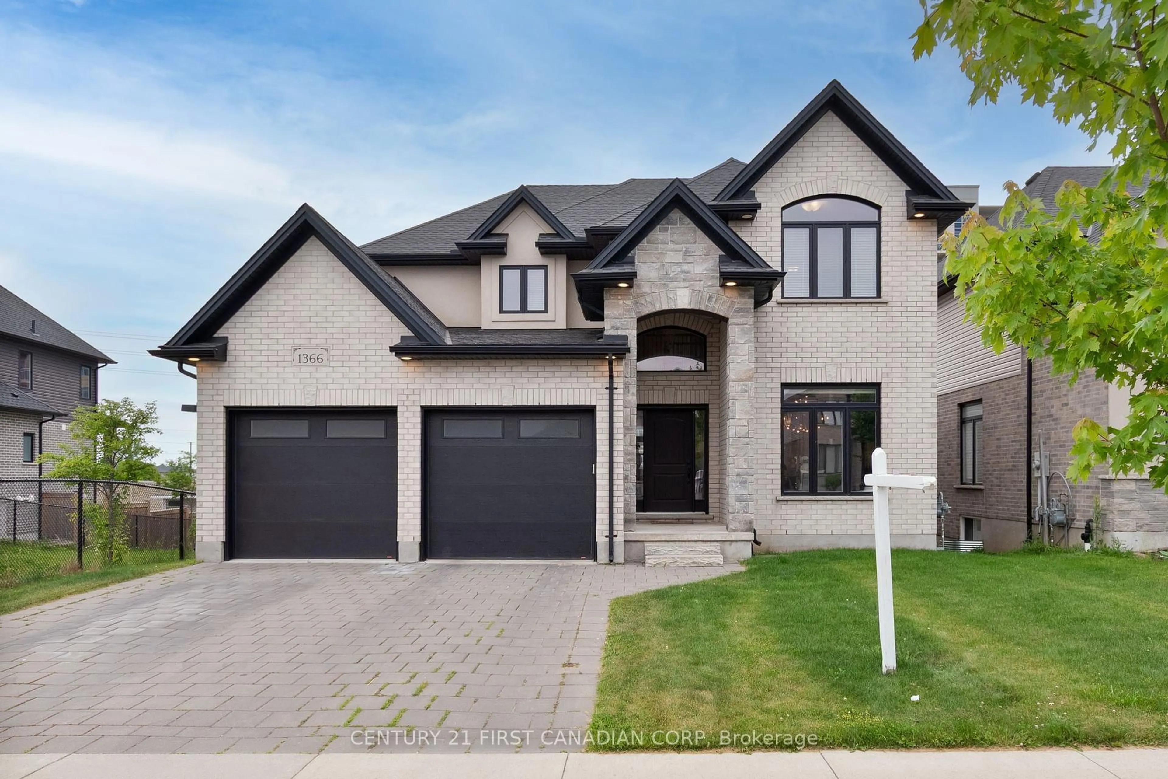 Home with brick exterior material, street for 1366 Thornley St, London South Ontario N6K 0B2