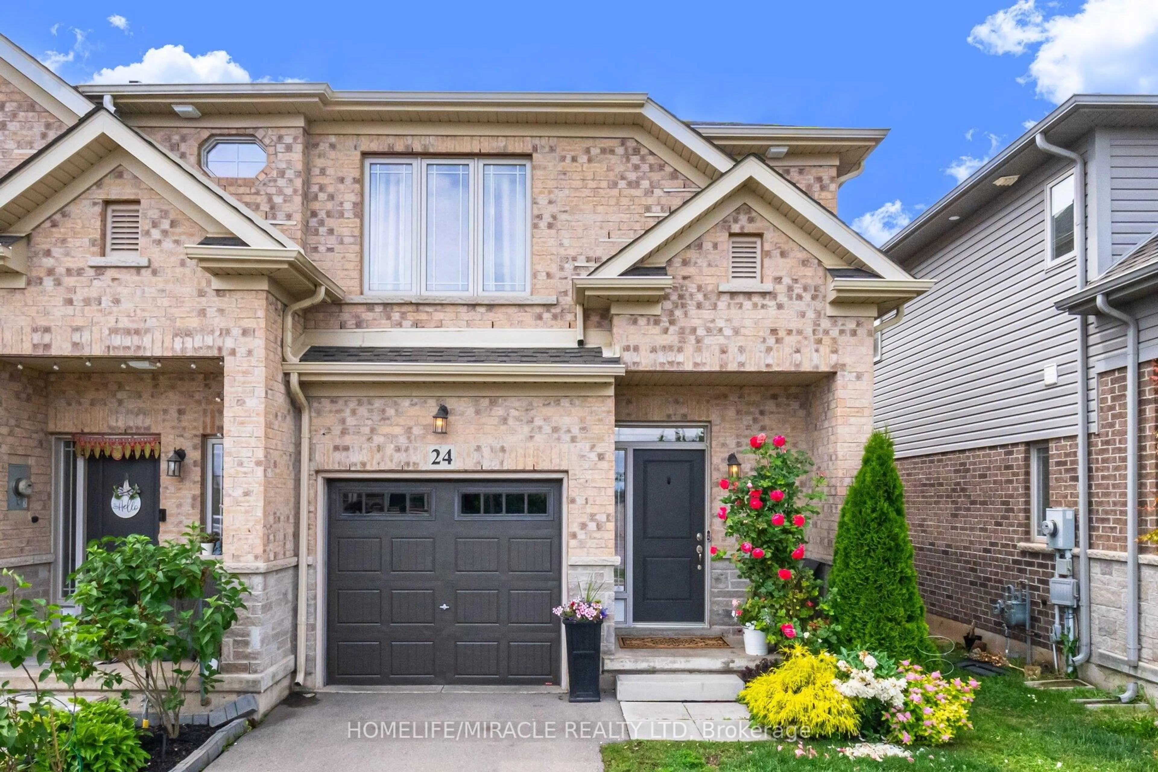 Home with brick exterior material, street for 24 Kingsborough Dr, Hamilton Ontario L0R 1P0