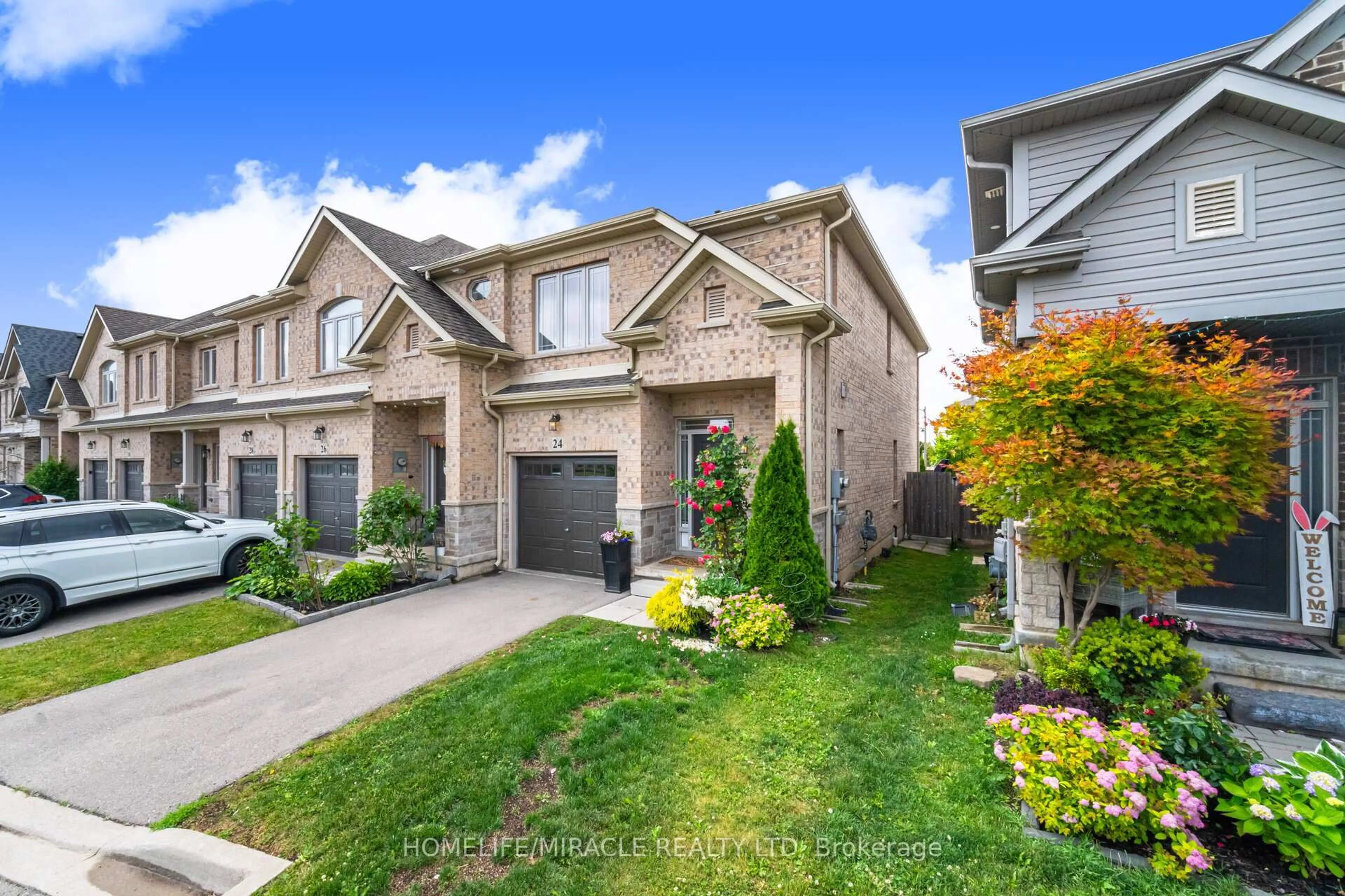 Home with brick exterior material, street for 24 Kingsborough Dr, Hamilton Ontario L0R 1P0