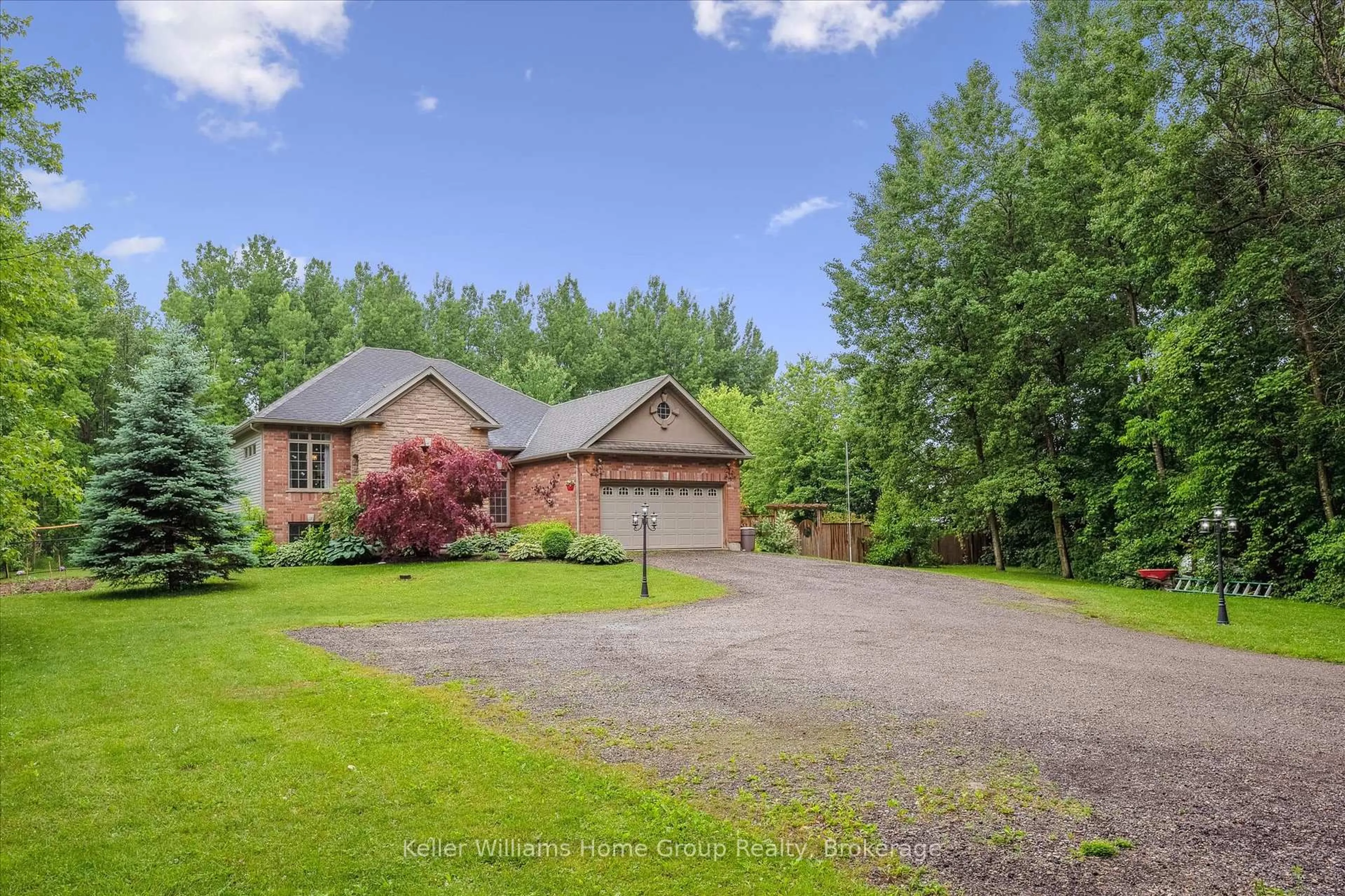 A pic from outside/outdoor area/front of a property/back of a property/a pic from drone, unknown for 6895 Sideroad 7 West Sdrd, Wellington North Ontario N0G 2C0