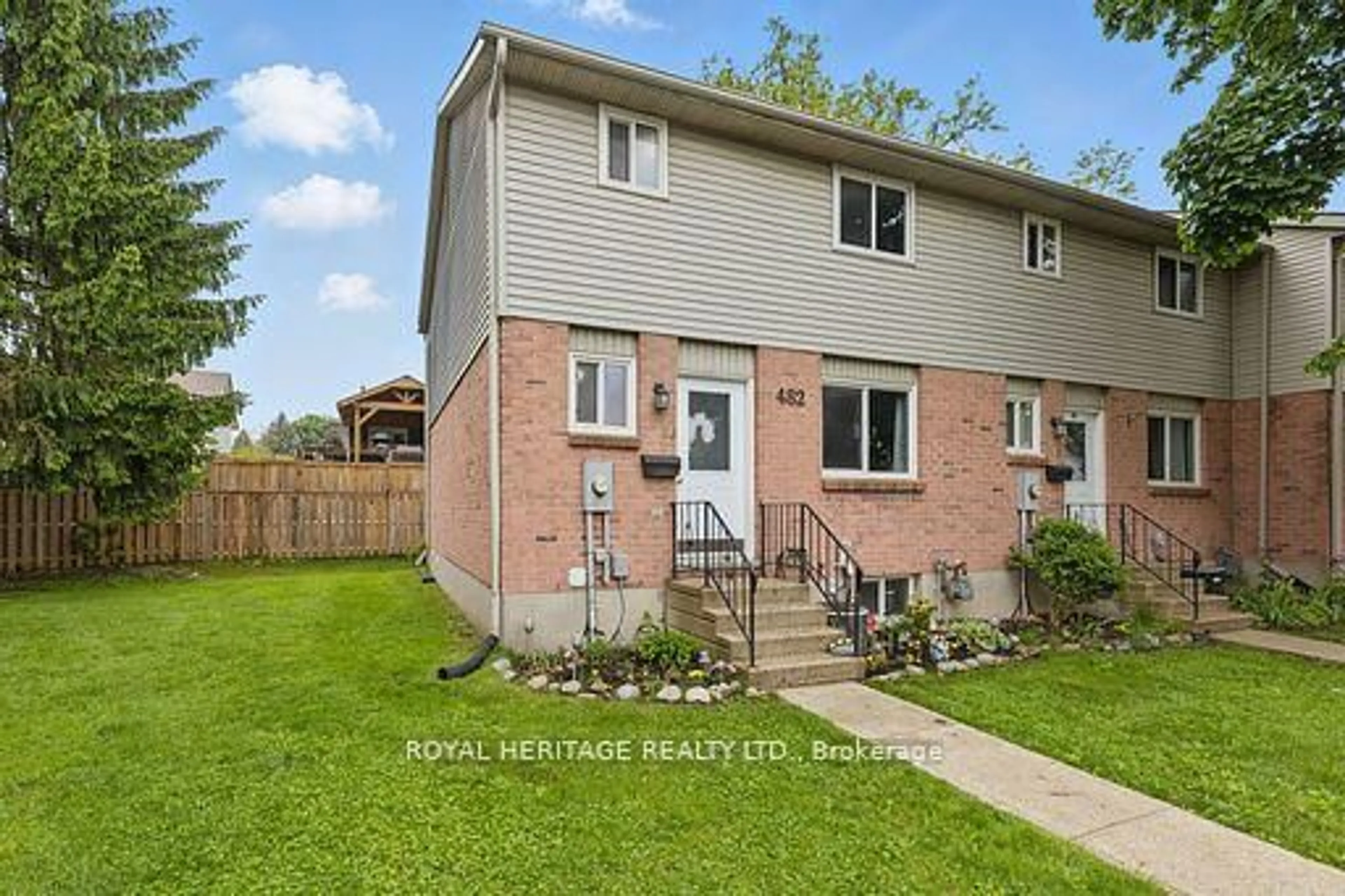 Home with brick exterior material, street for 482 Springbank Ave #10, Woodstock Ontario N4T 1K8