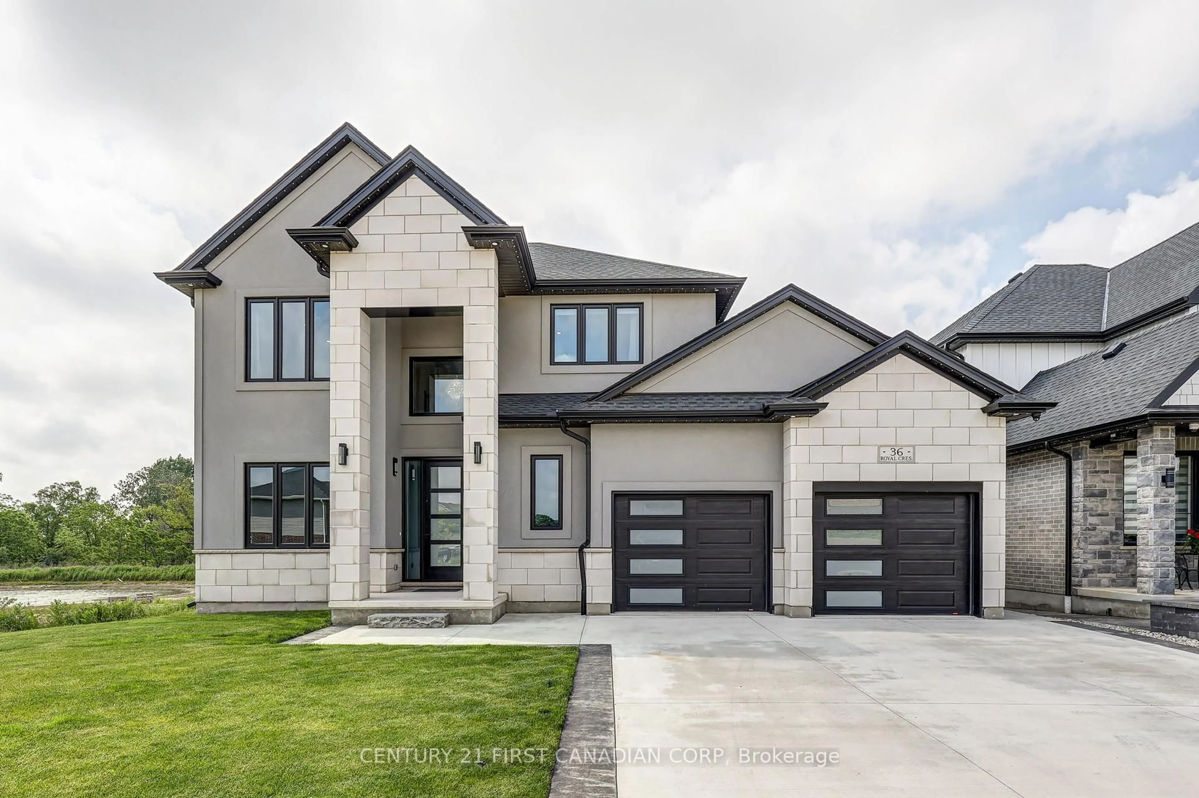Home with brick exterior material, street for 36 ROYAL Cres, St. Thomas Ontario N5P 0G5