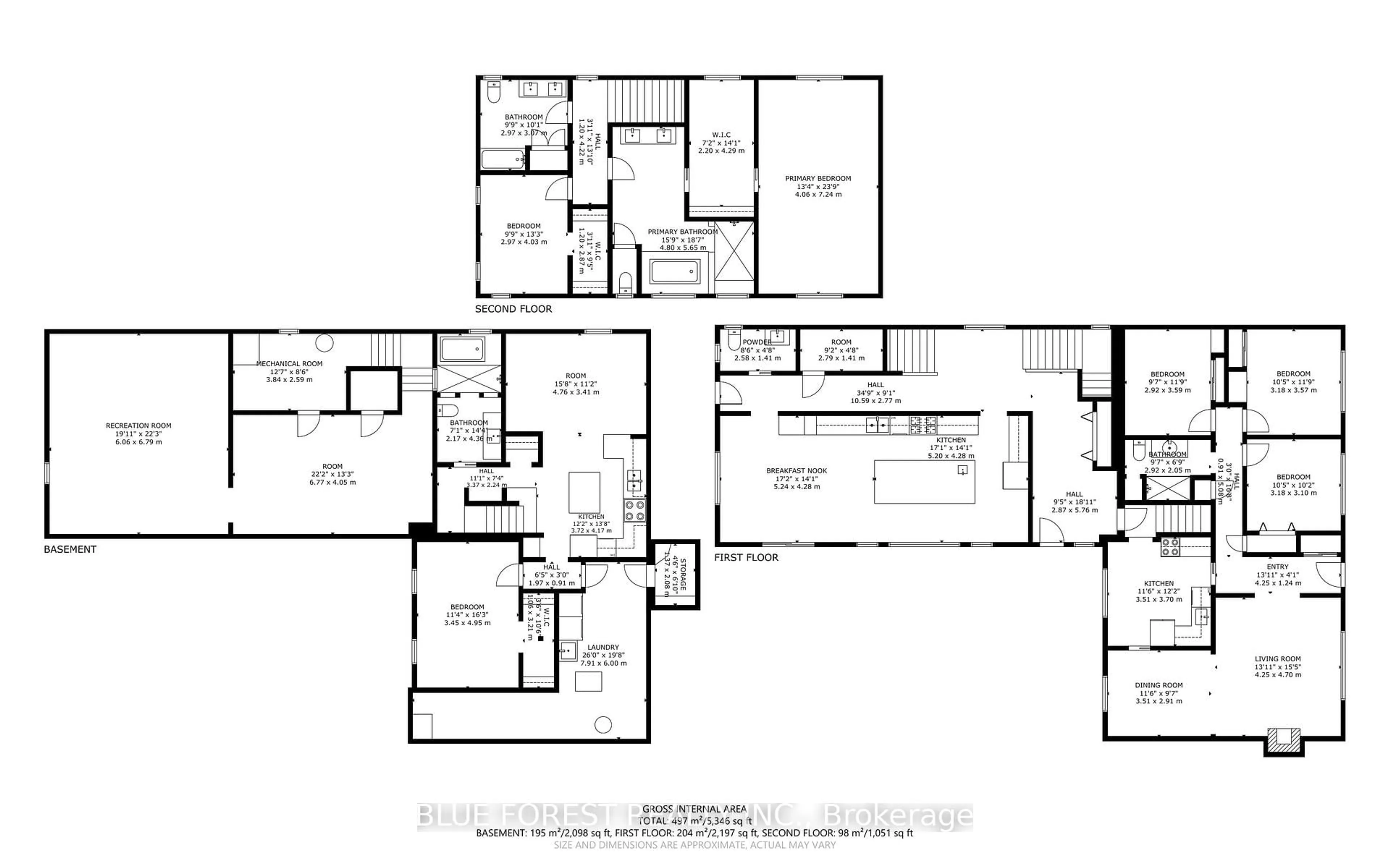 Floor plan for 574 Oakridge Dr, London North Ontario N6H 3G2