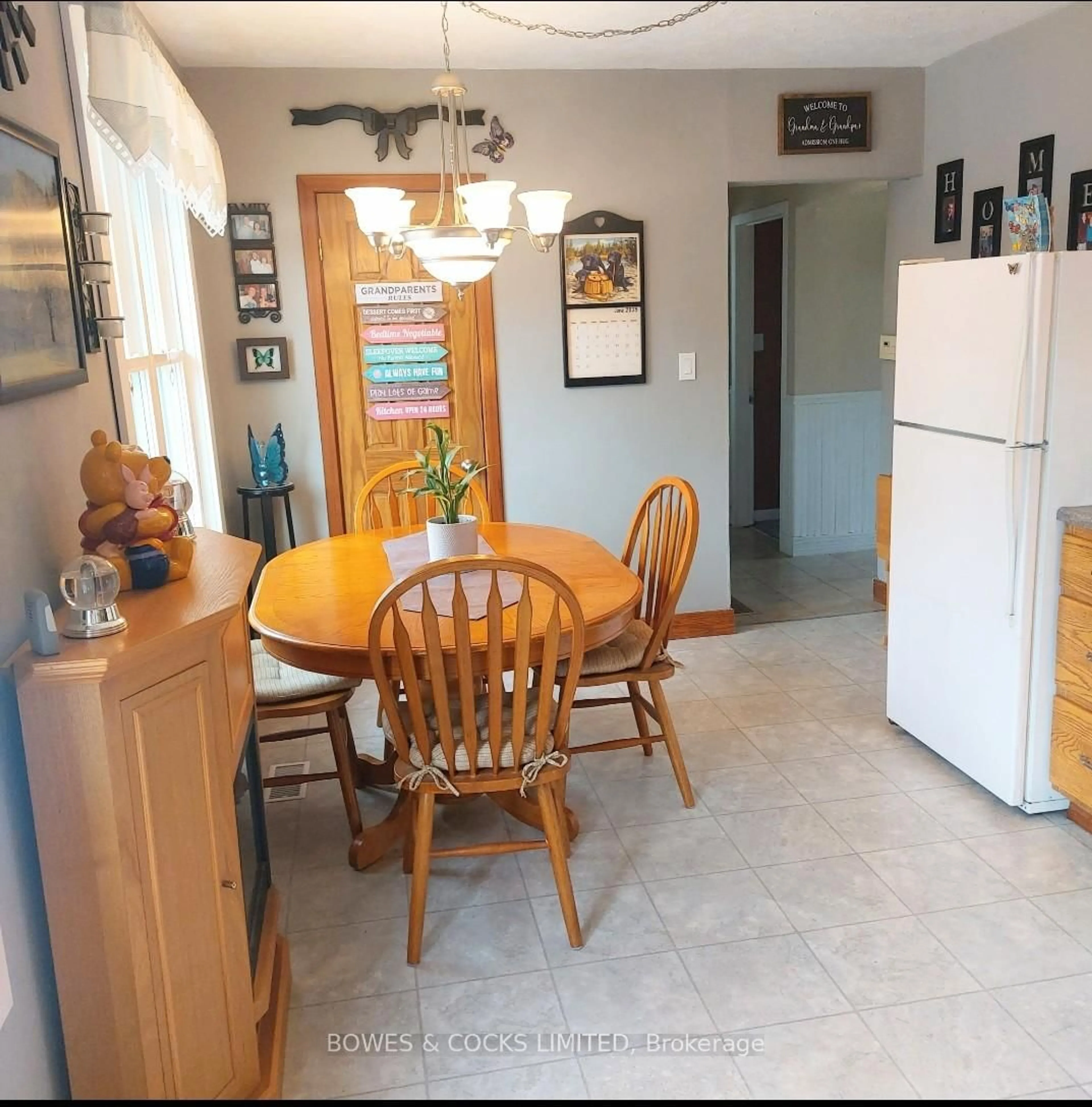 Dining room, ceramic/tile floor for 99 Maple St, Bancroft Ontario K0L 1C0