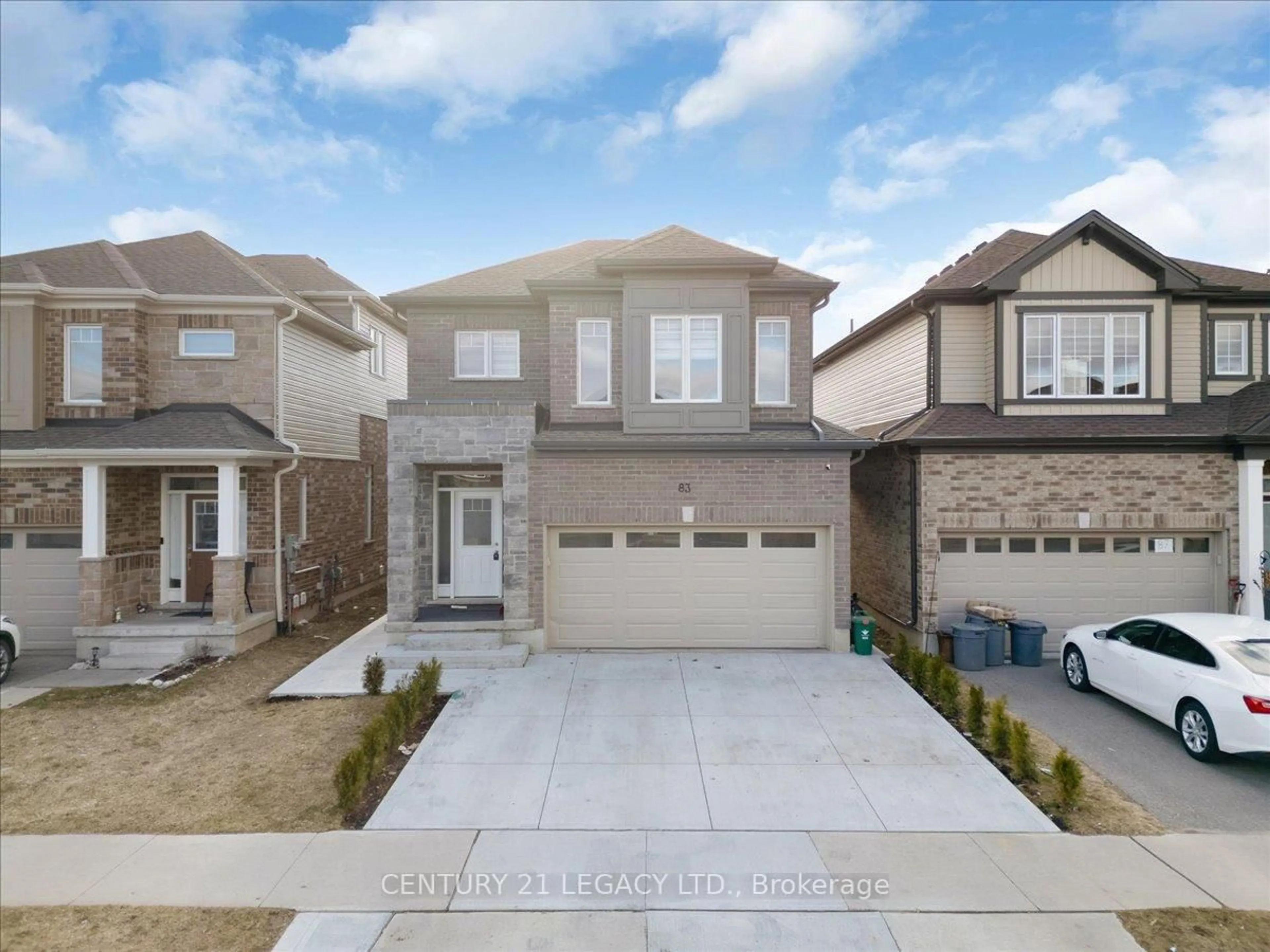 Home with brick exterior material, street for 83 BEAUCHAMP Dr, Cambridge Ontario N1S 0B9