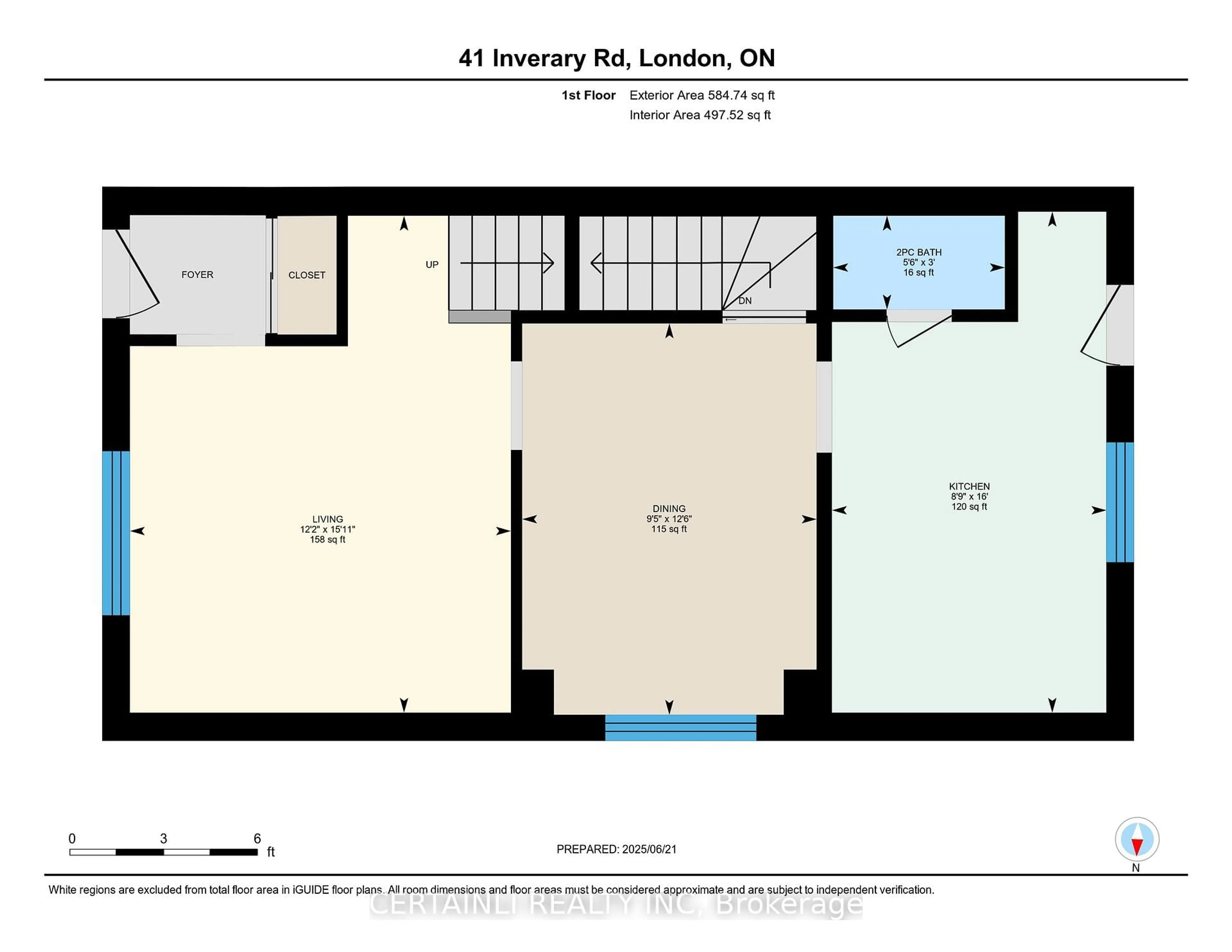 Floor plan for 41 Inverary Rd, London North Ontario N6G 3L5