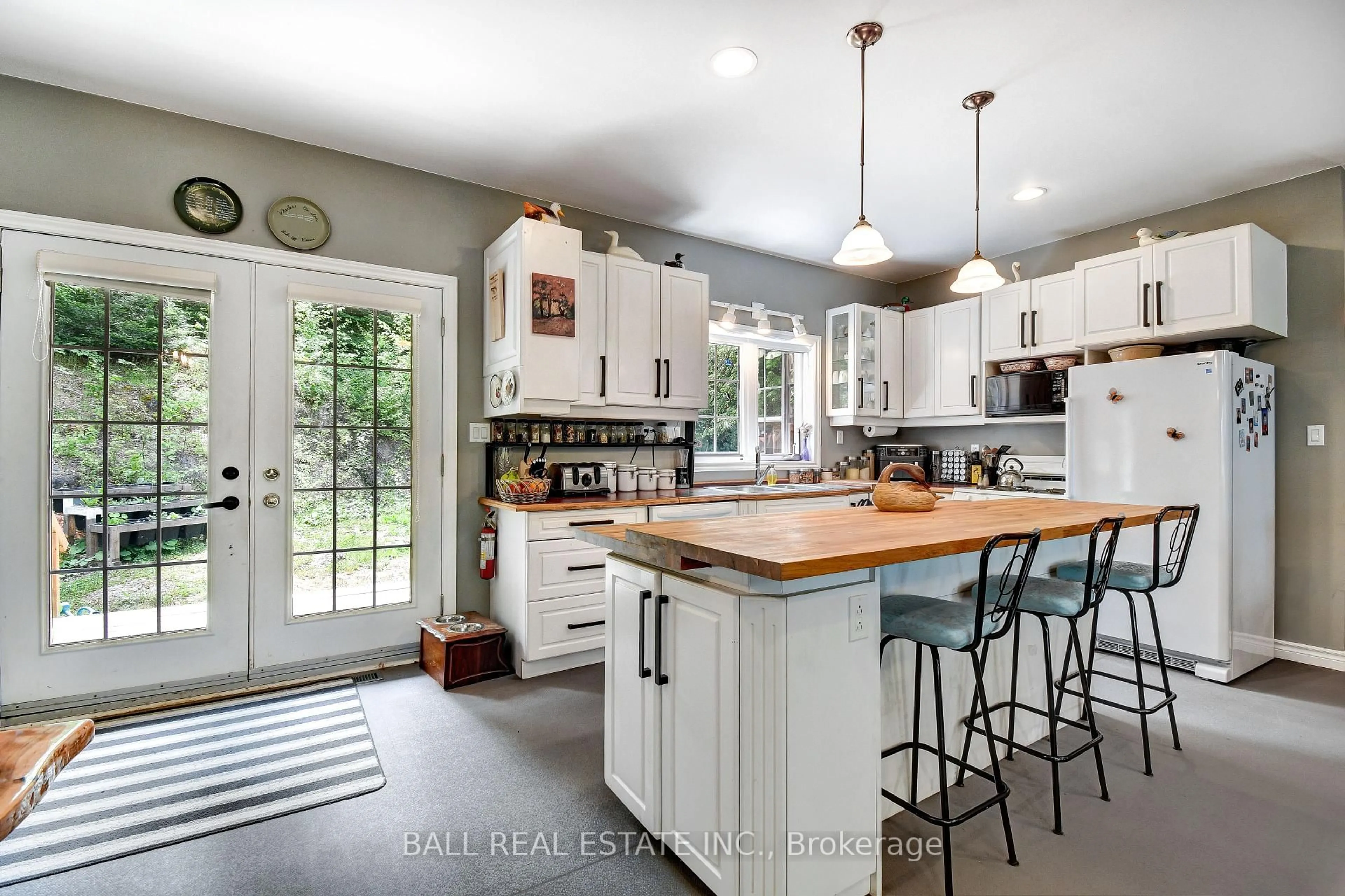 Open concept kitchen, ceramic/tile floor for 110 Lillian Lane, Hastings Ontario K0L 1W0